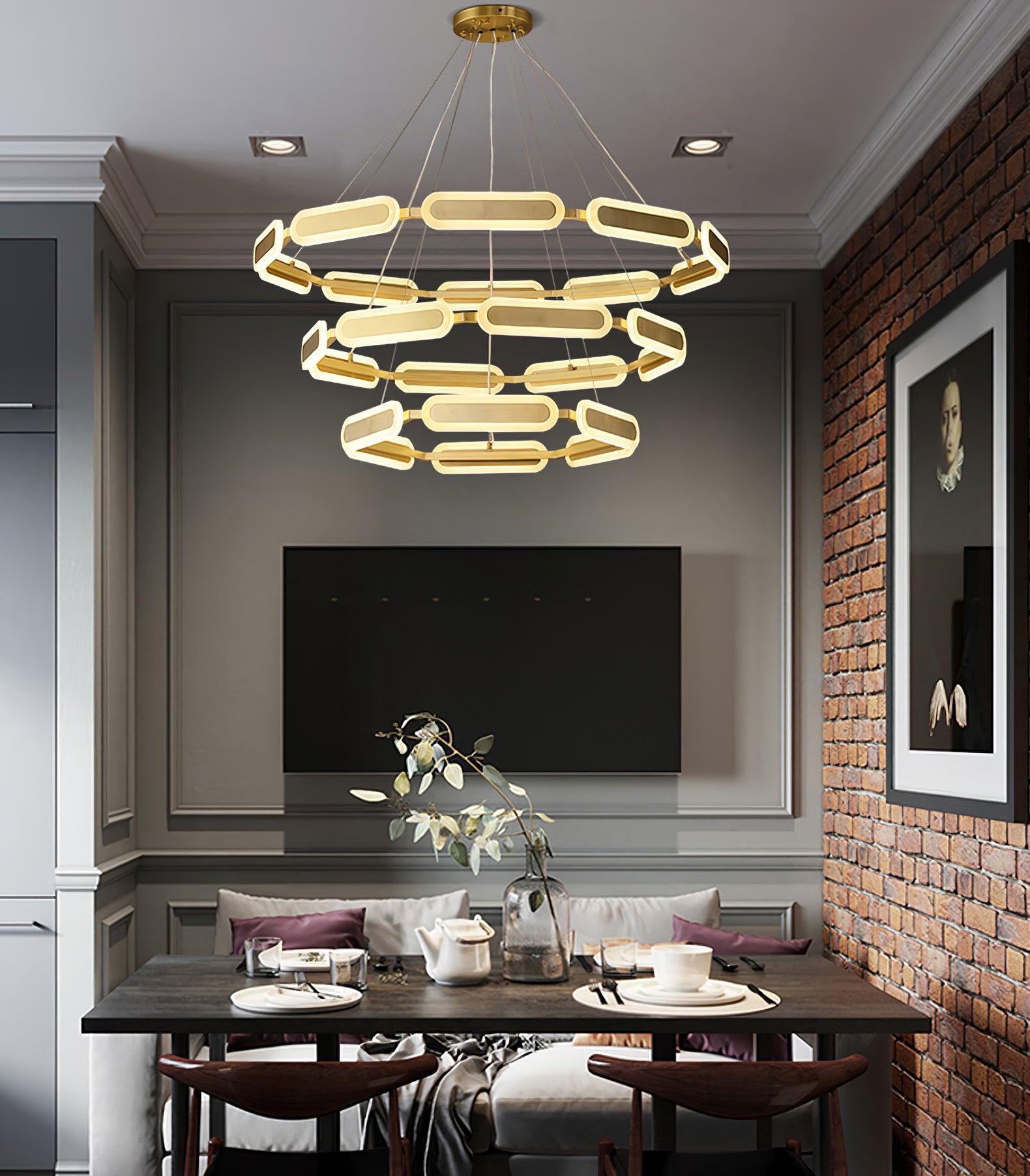 Swirl Chandelier - Letslighting