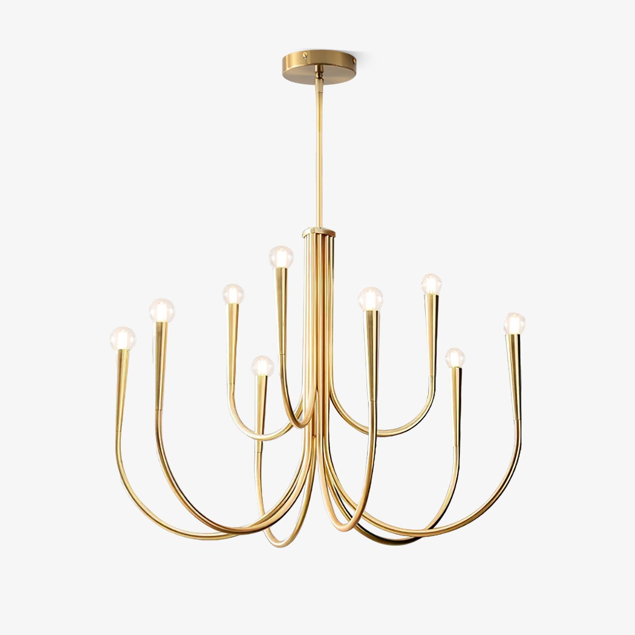 Swoop Arm Chandelier - Letslighting