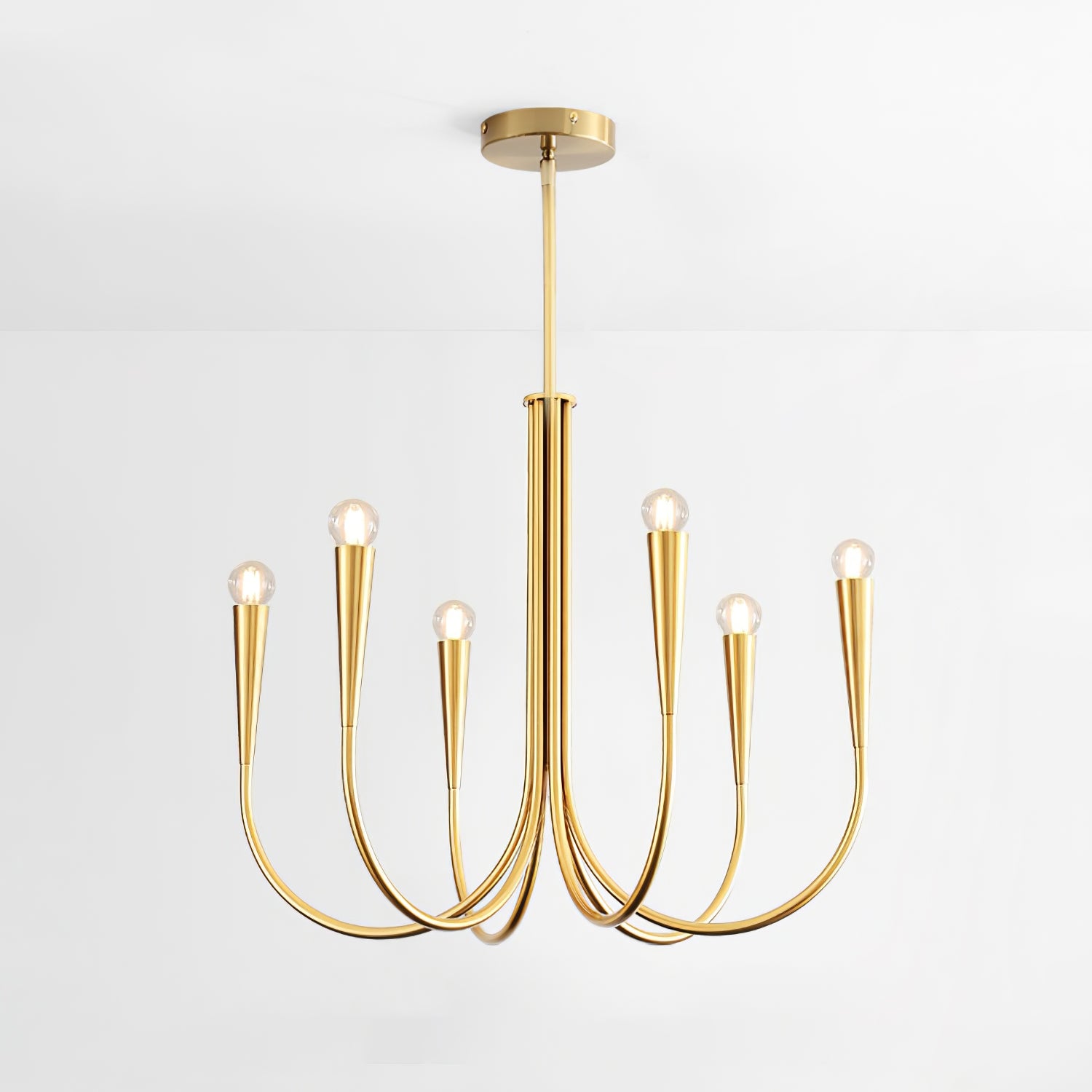 Swoop Arm Chandelier - Letslighting