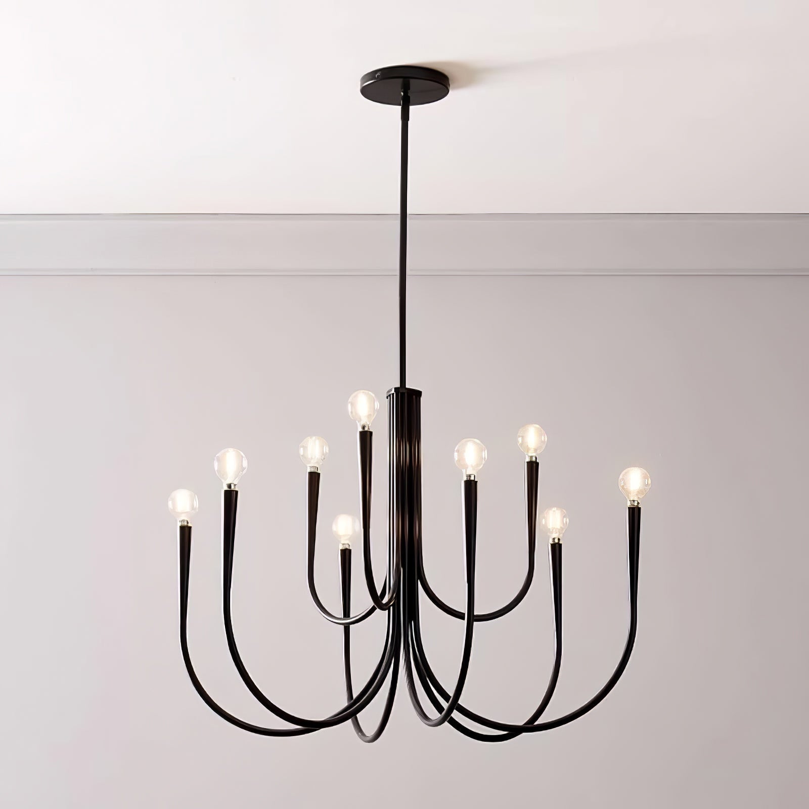 Swoop Arm Chandelier - Letslighting