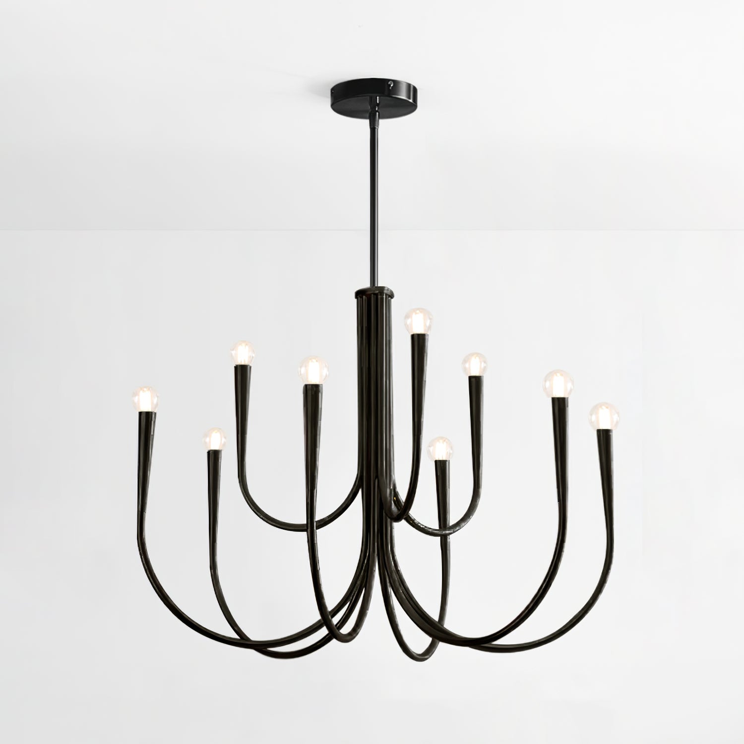 Swoop Arm Chandelier - Letslighting