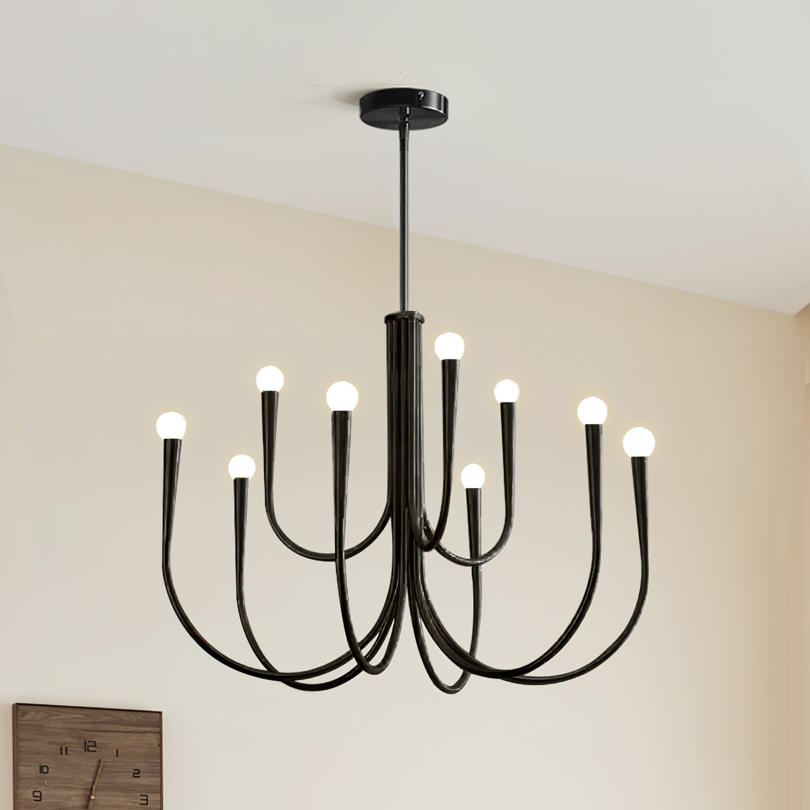 Swoop Arm Chandelier - Letslighting