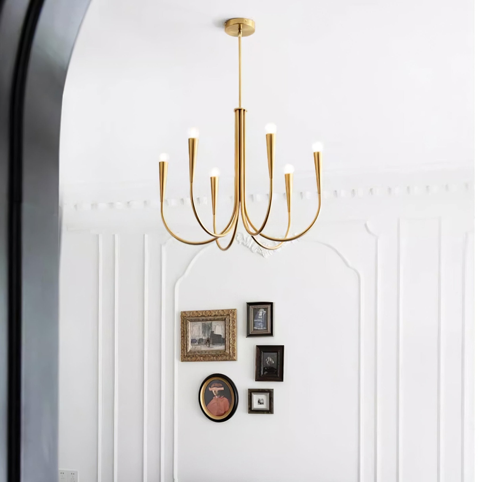 Swoop Arm Chandelier - Letslighting