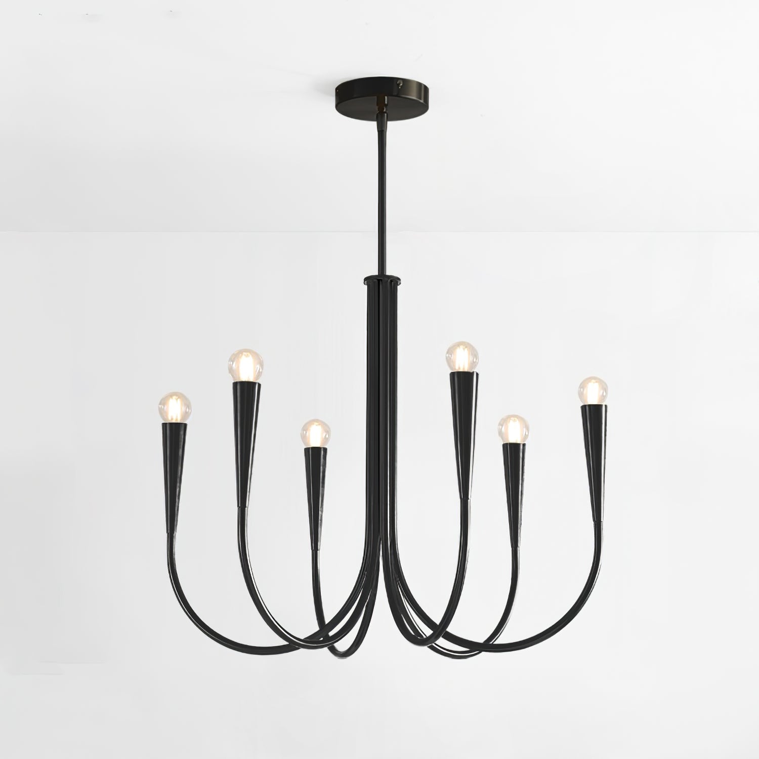 Swoop Arm Chandelier - Letslighting
