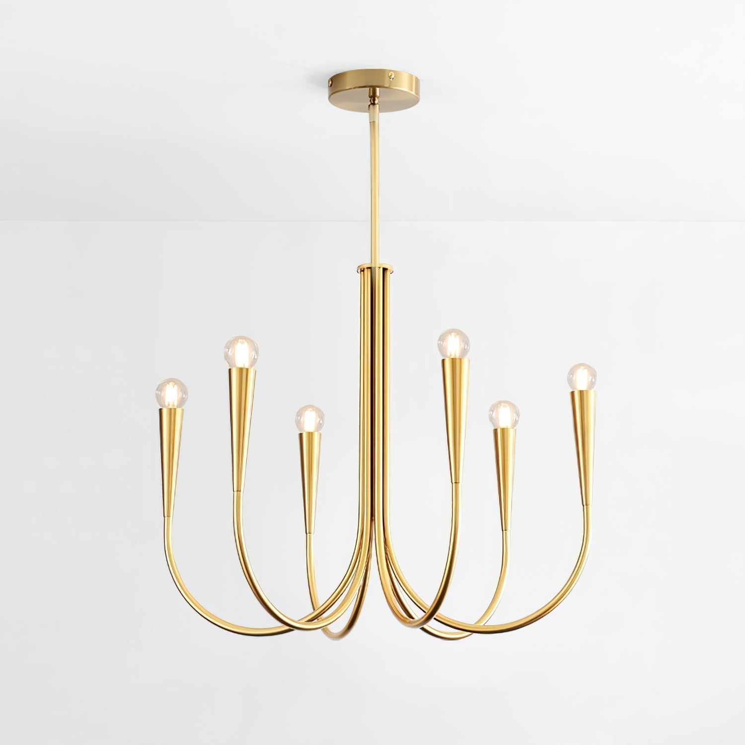 Swoop Arm Chandelier - Letslighting