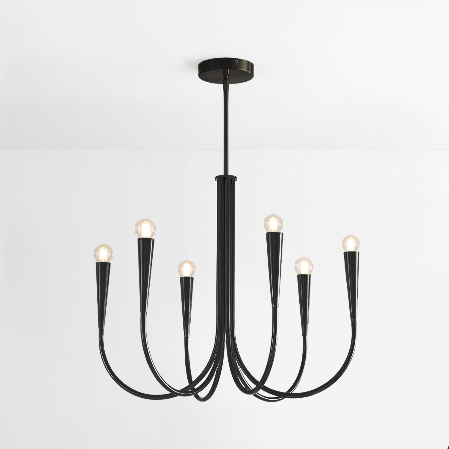 Swoop Arm Chandelier - Letslighting