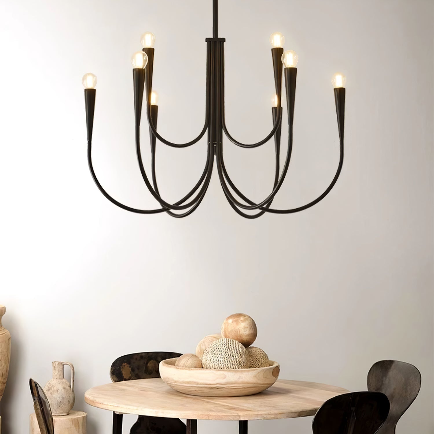 Swoop Arm Chandelier - Letslighting