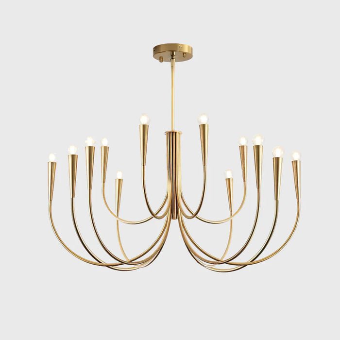 Swoop Arm Chandelier - Letslighting