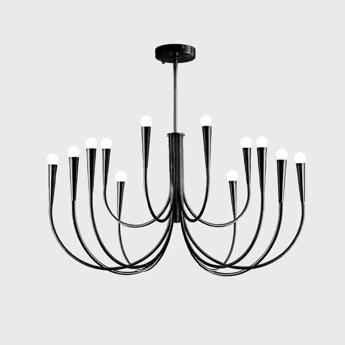 Swoop Arm Chandelier - Letslighting