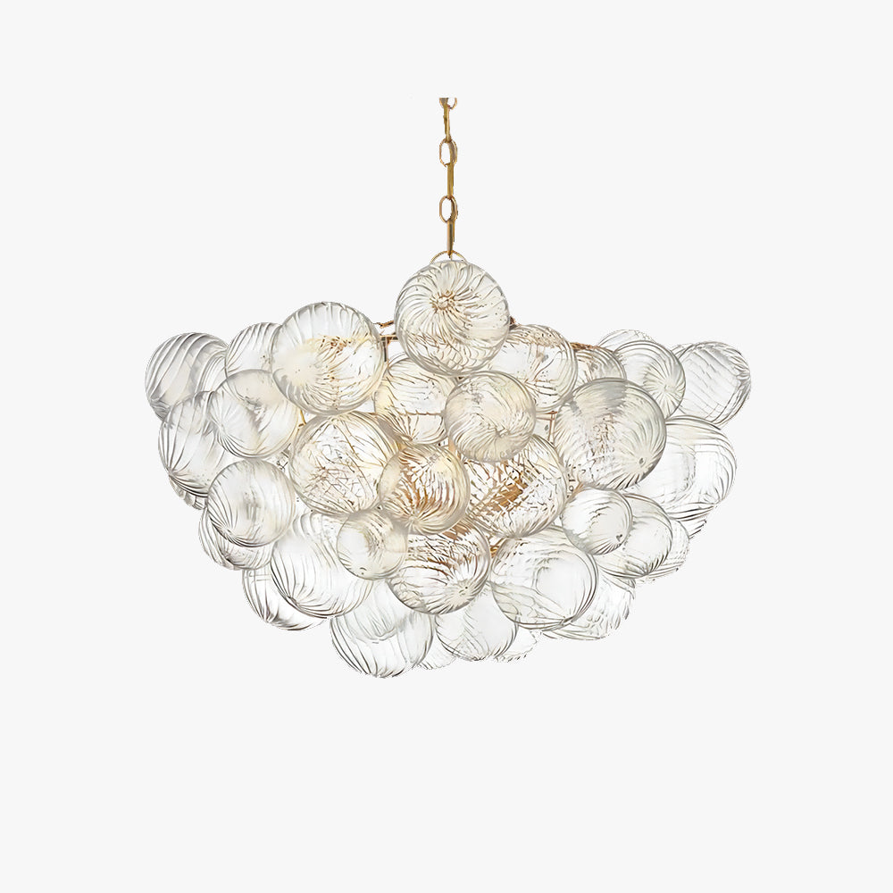 Valentina Lujo Moderno LED Bubble Metal/Vidrio Lámpara Colgante