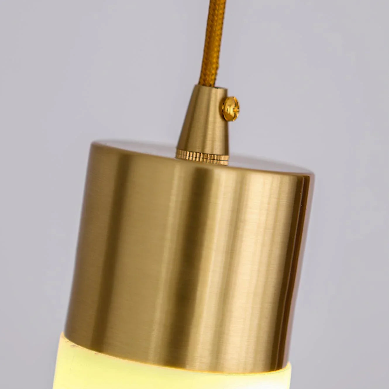 Dike White Alabaster Pendant Light