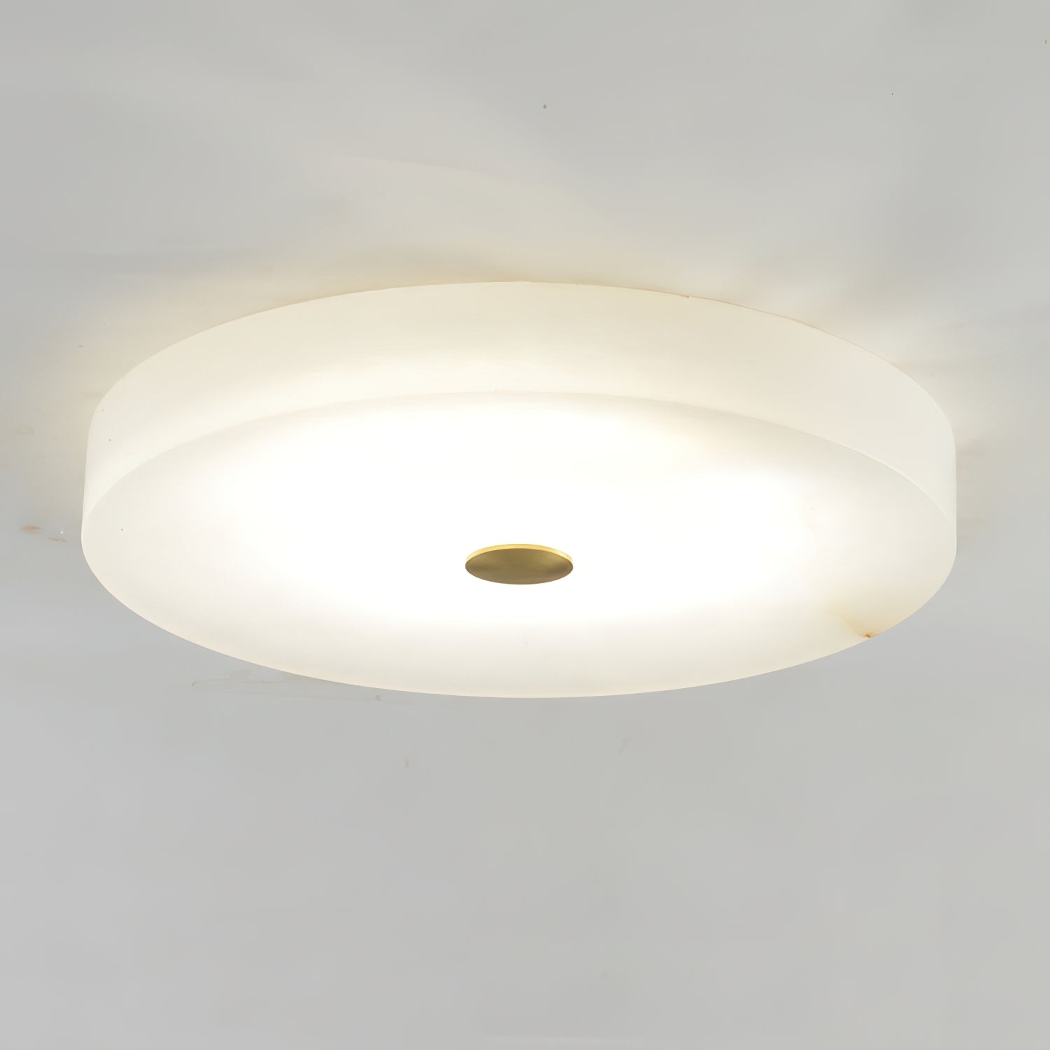 Unorir Modern Minimalist Alabaster Ceiling Light - Lamp Copper