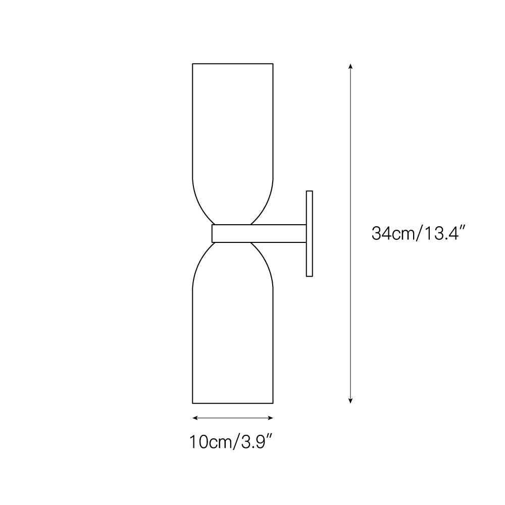 Mycarion Modern Minimalist Alabaster Wall Lamp - Lamp Copper