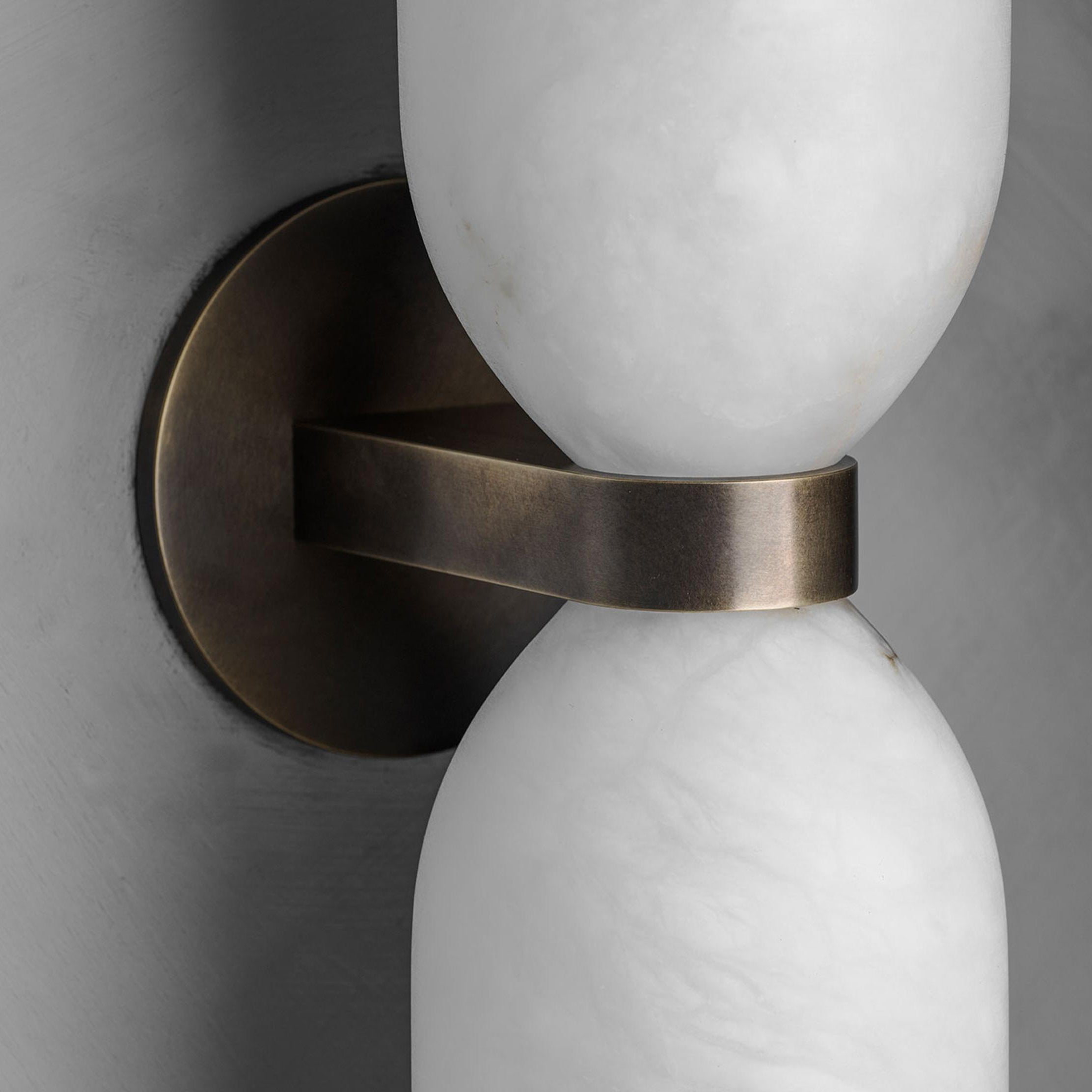 Mycarion Modern Minimalist Alabaster Wall Lamp - Lamp Copper