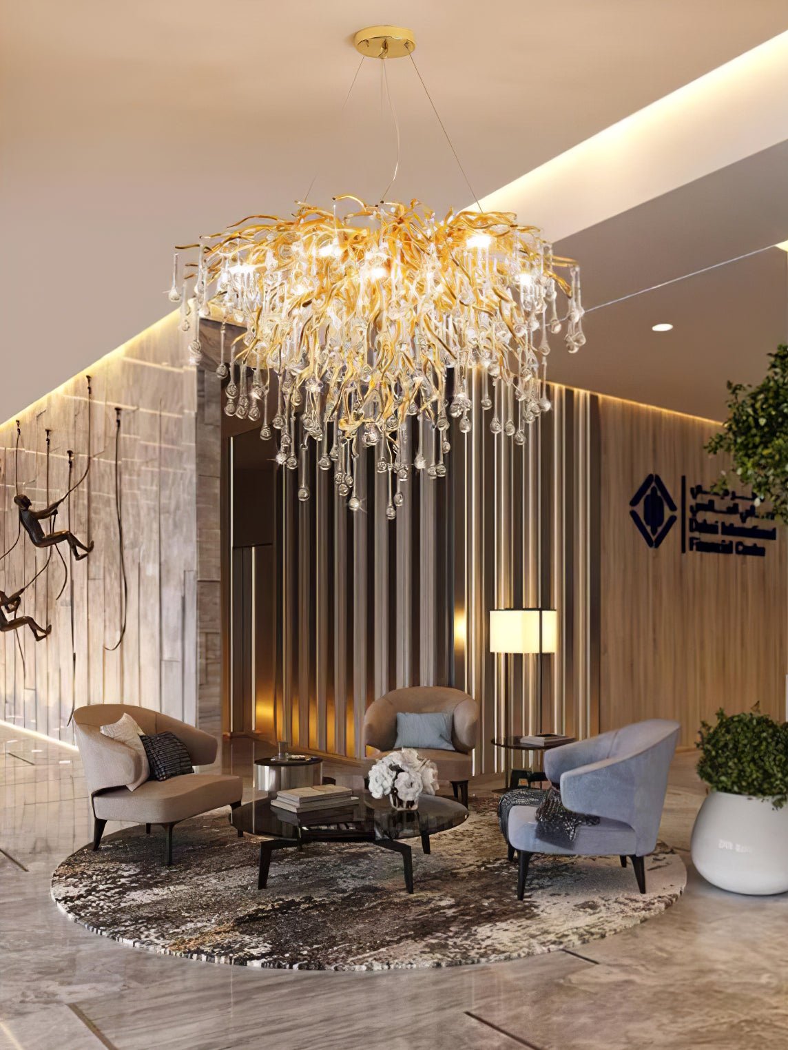 Teardrop Crystal Chandelier - Letslighting