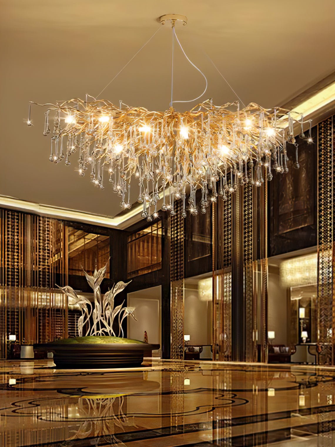 Teardrop Crystal Chandelier - Letslighting