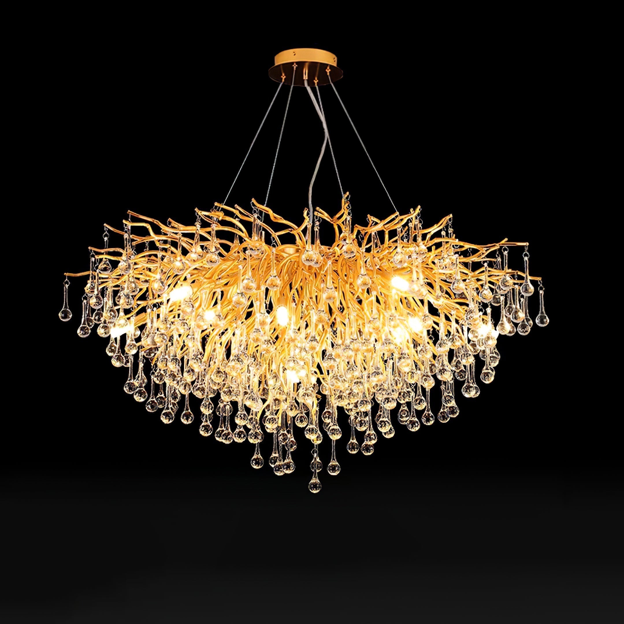 Teardrop Crystal Chandelier - Letslighting