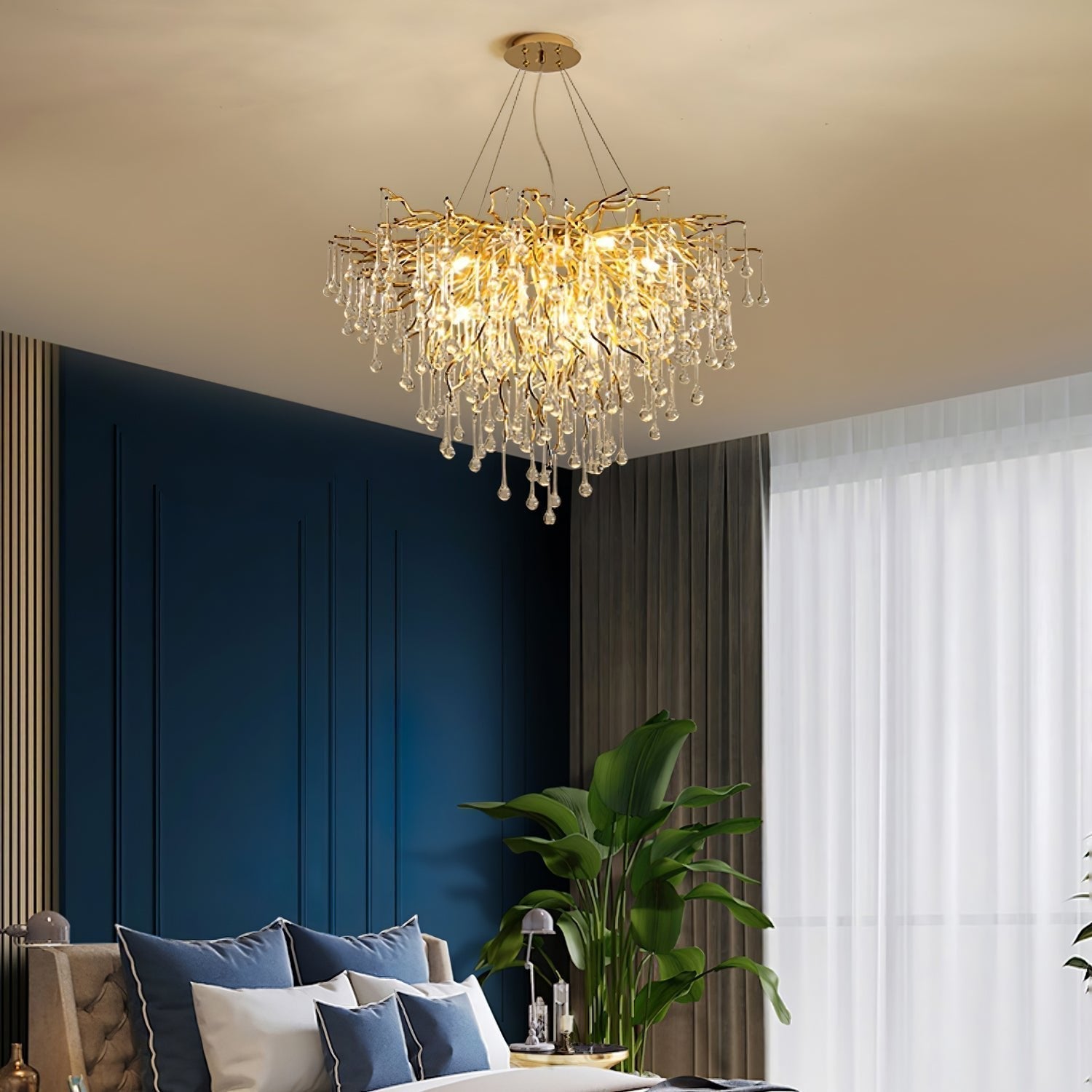 Teardrop Crystal Chandelier - Letslighting