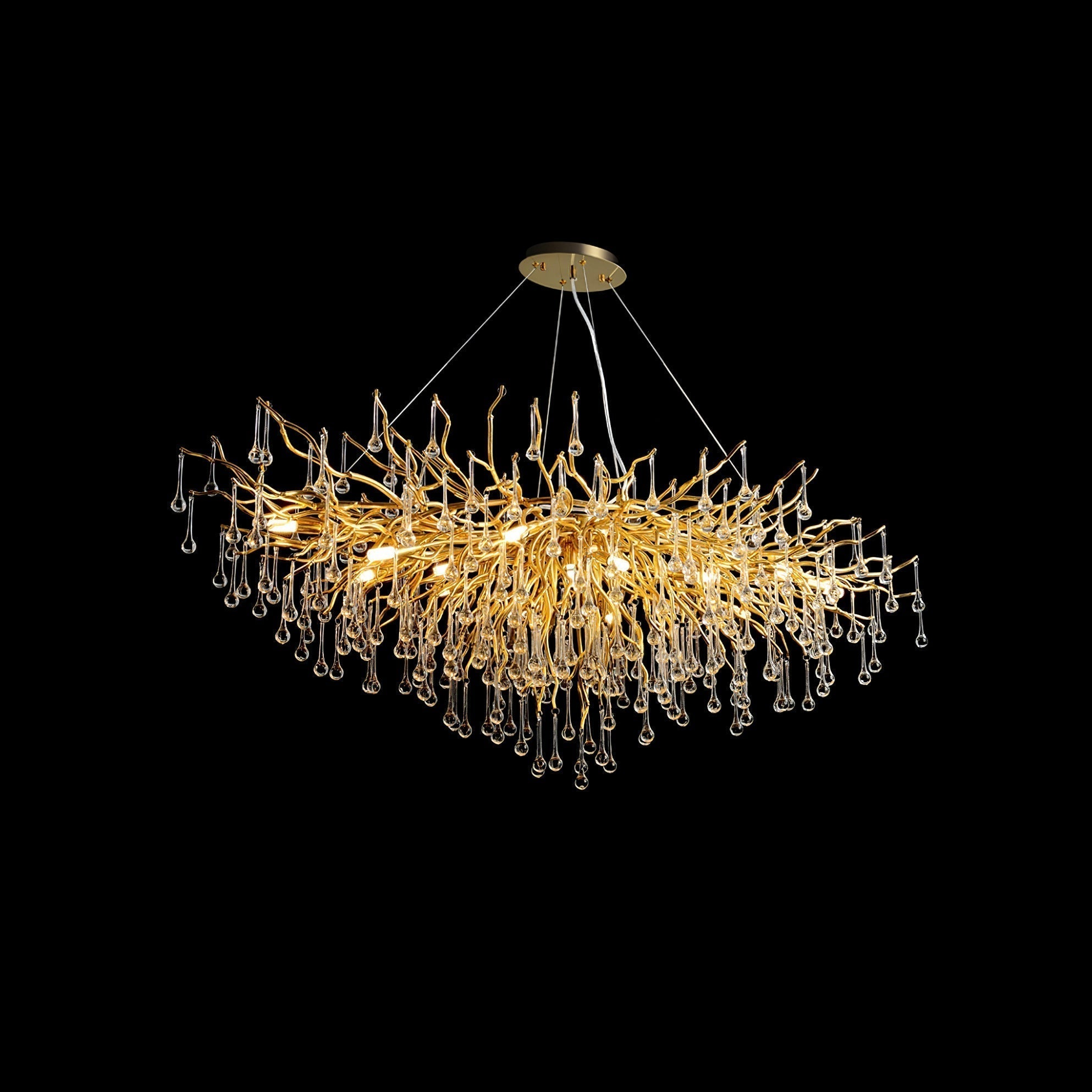 Teardrop Crystal Chandelier - Letslighting