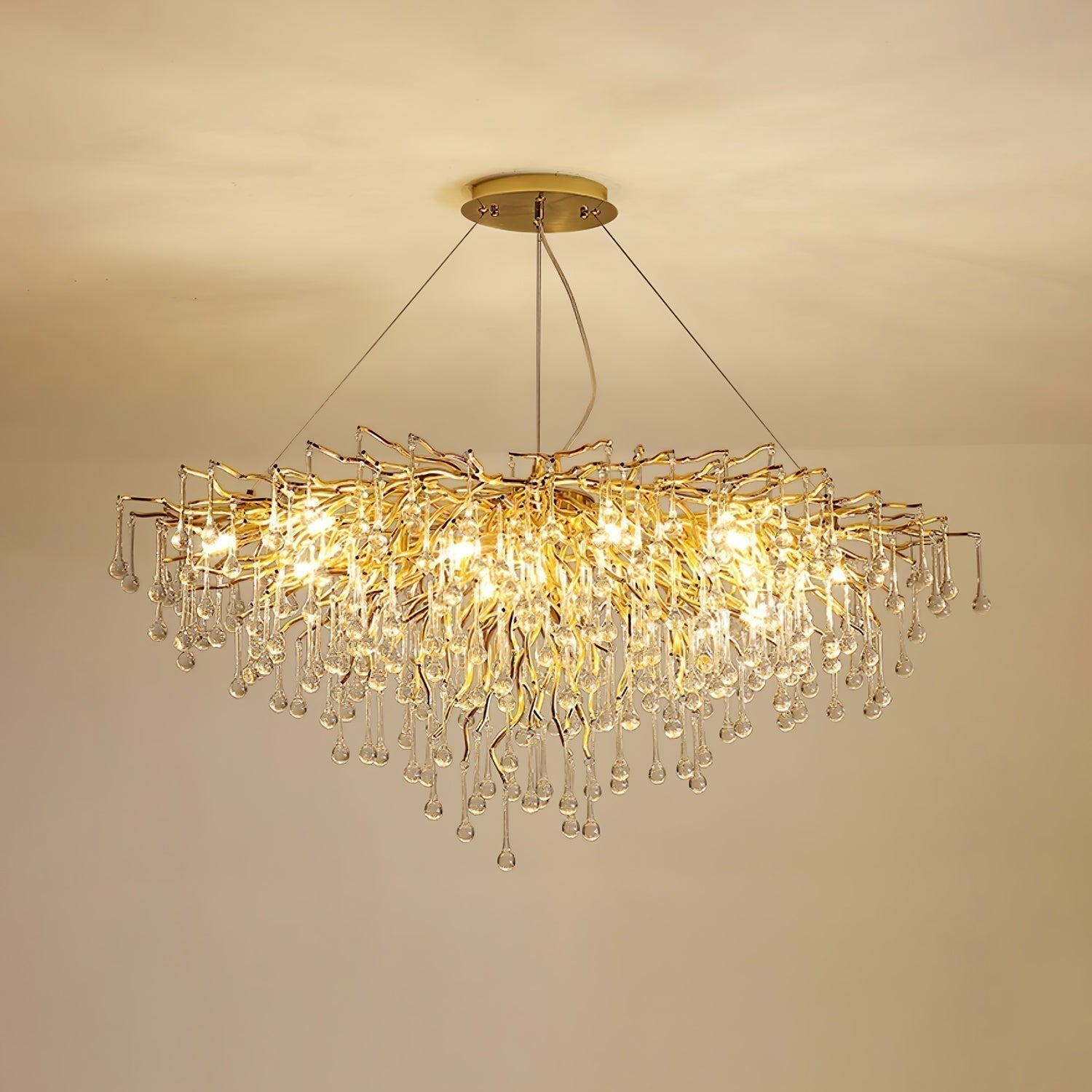 Teardrop Crystal Chandelier - Letslighting