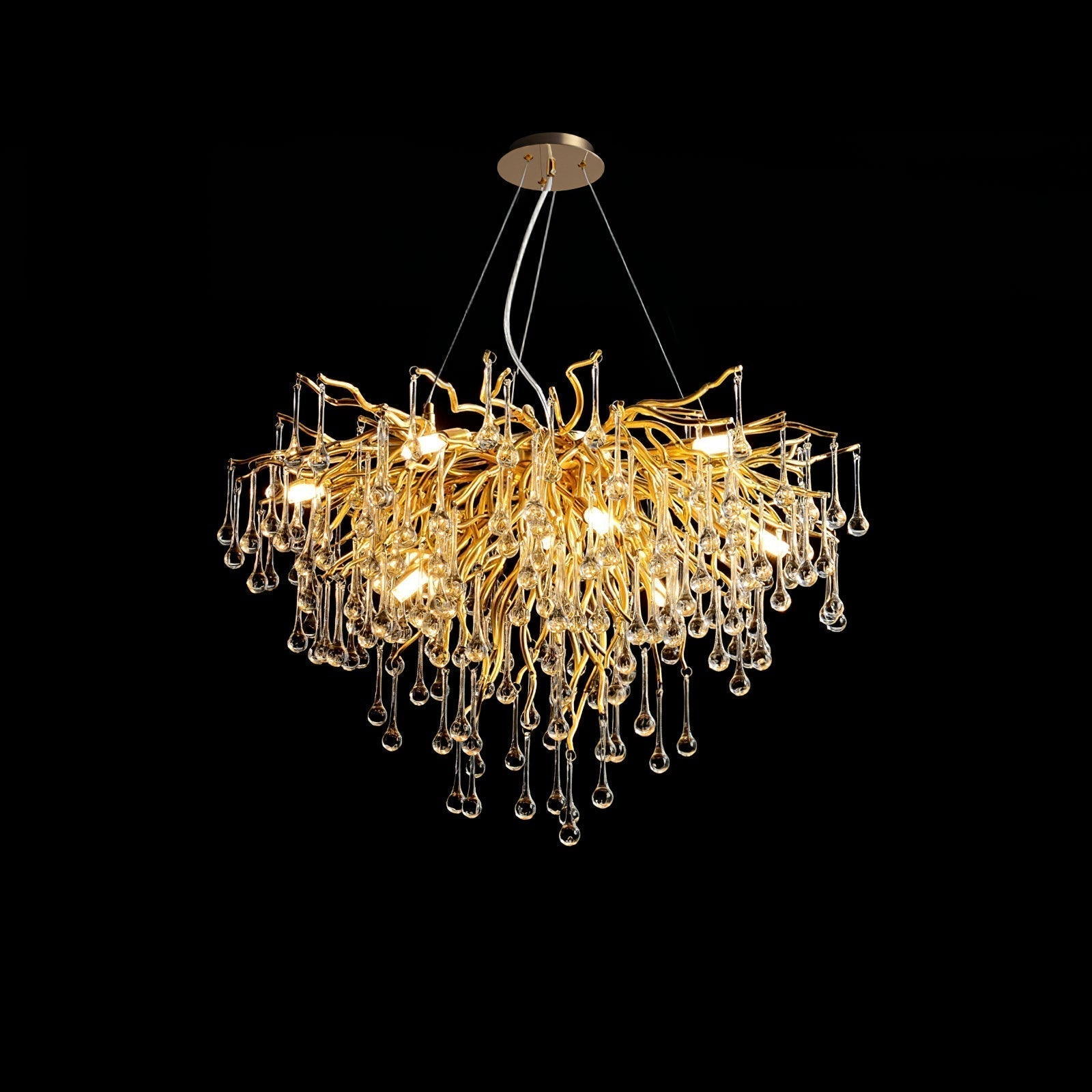Teardrop Crystal Chandelier - Letslighting
