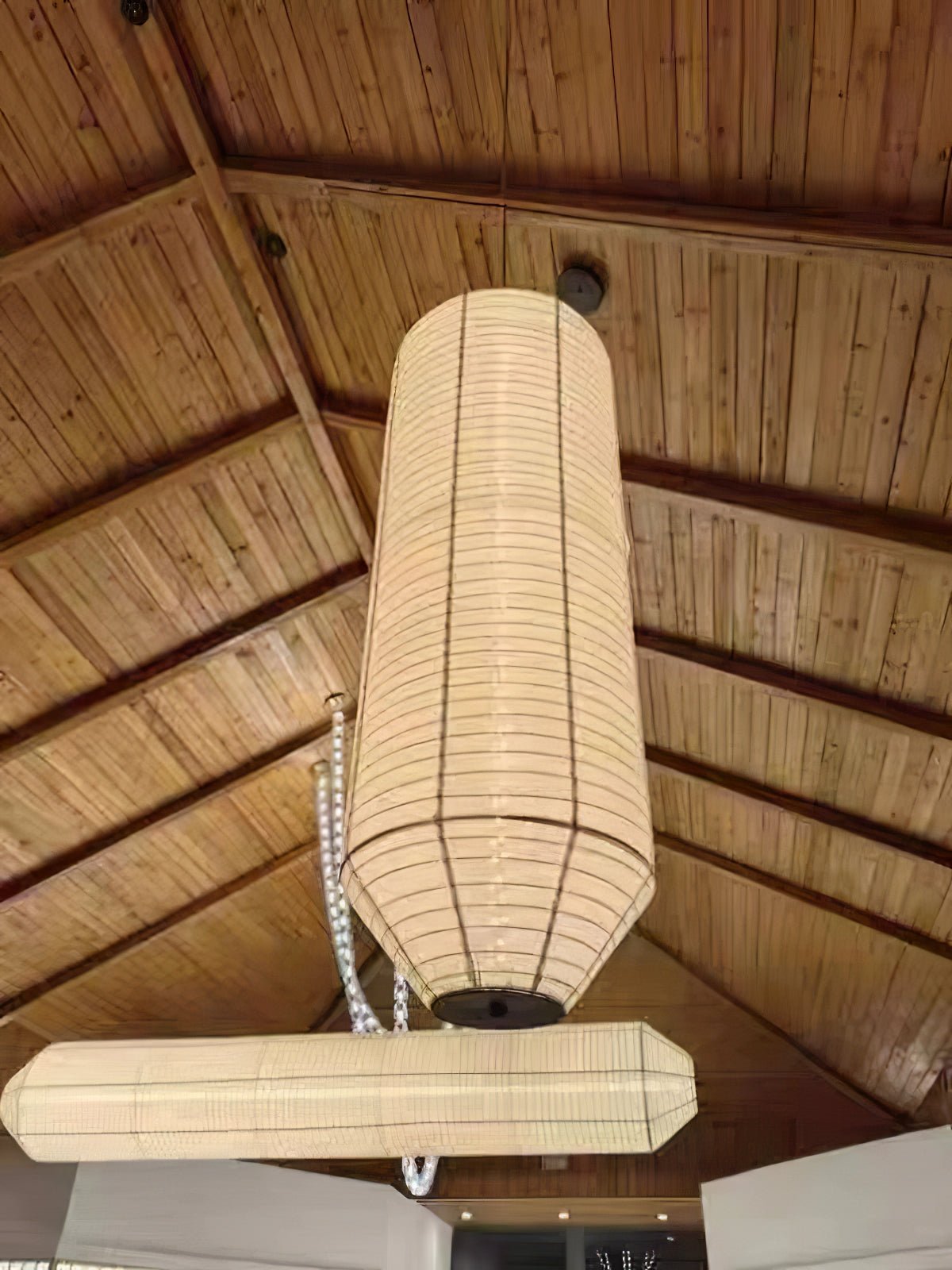 Citheis Modern Minimalist Natural Mulberry Silk Metal Pendant Lamp - Letslighting