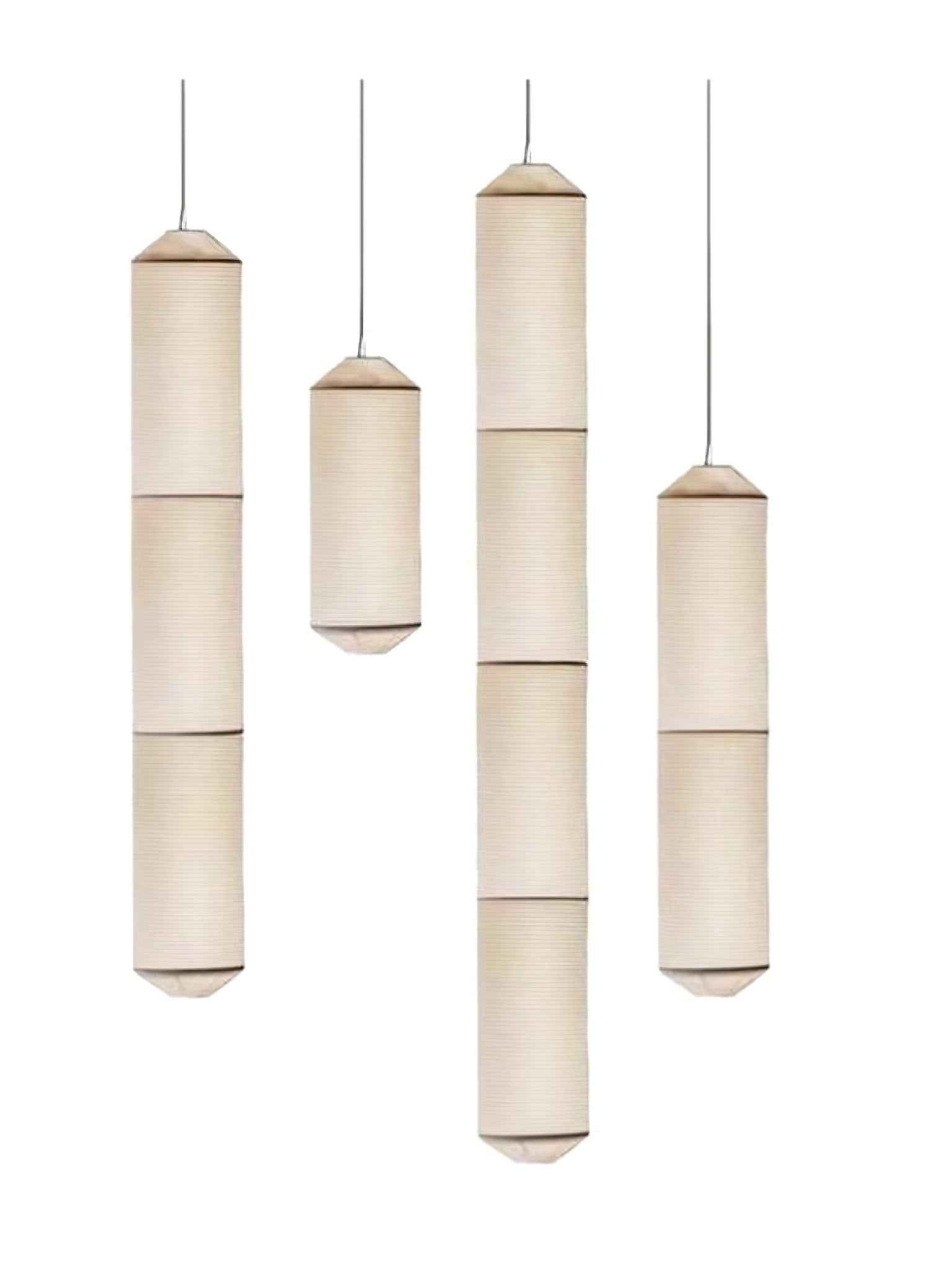 Citheis Modern Minimalist Natural Mulberry Silk Metal Pendant Lamp - Letslighting