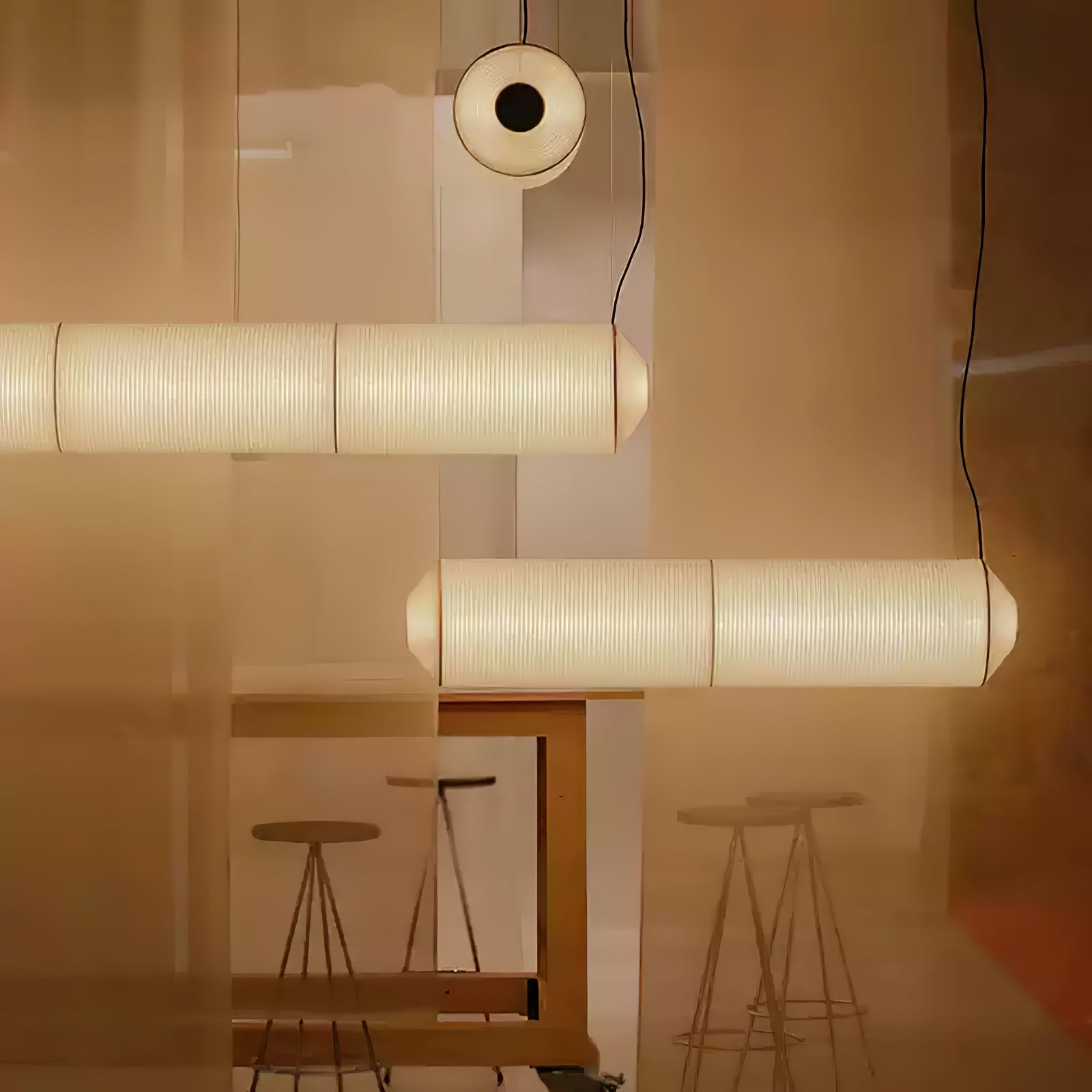 Citheis Modern Minimalist Natural Mulberry Silk Metal Pendant Lamp - Letslighting