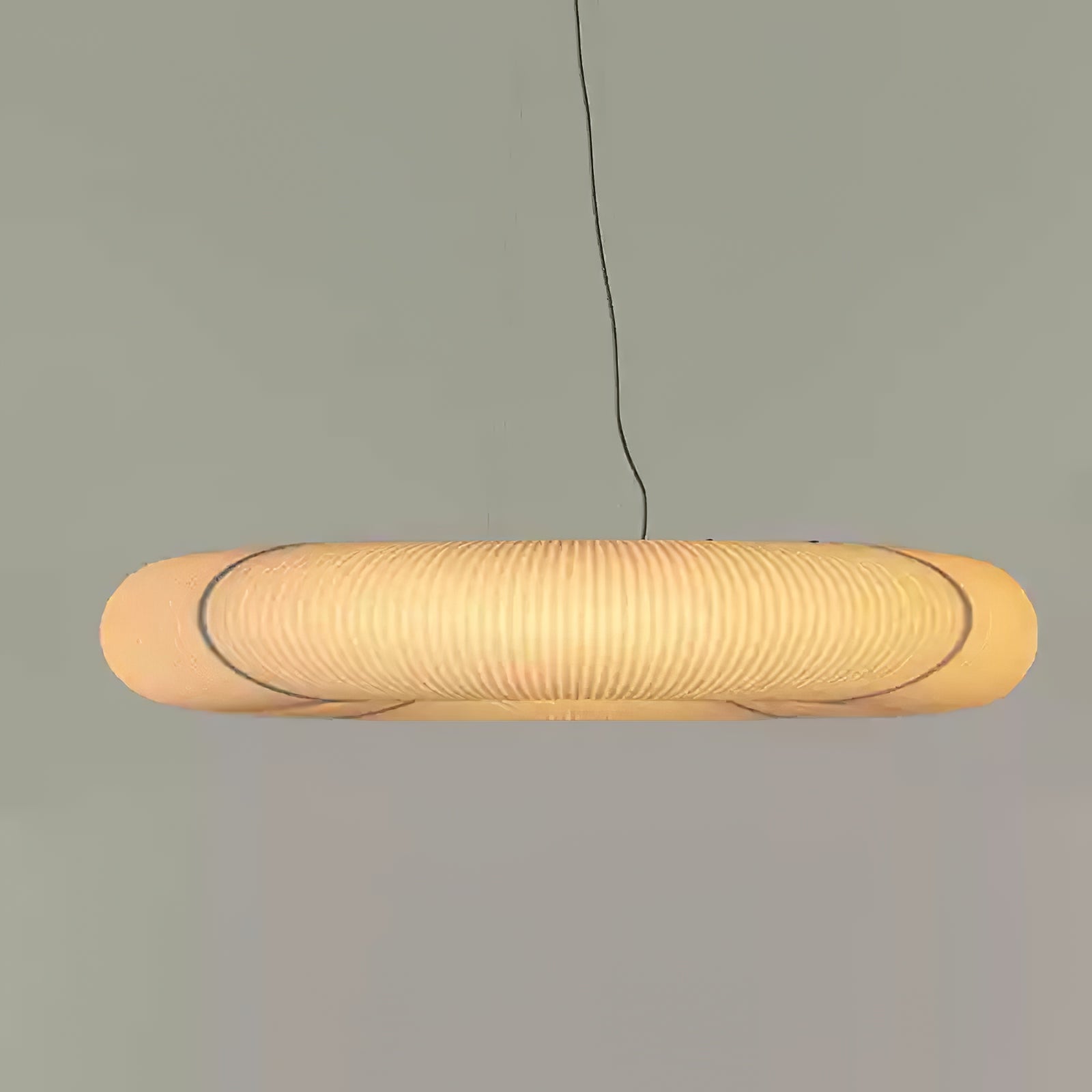 Citheis Modern Minimalist Natural Mulberry Silk Metal Pendant Lamp - Letslighting