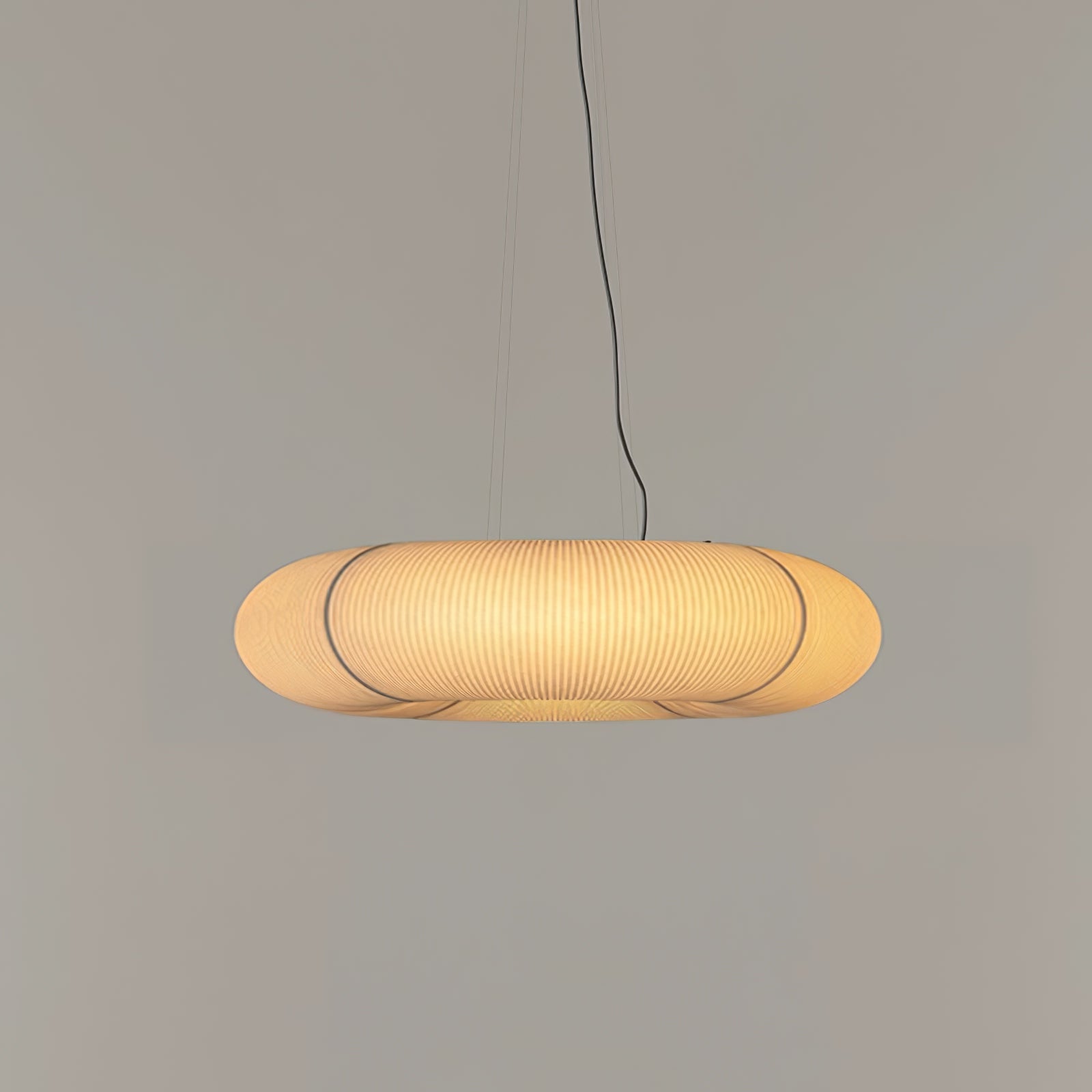 Citheis Modern Minimalist Natural Mulberry Silk Metal Pendant Lamp - Letslighting