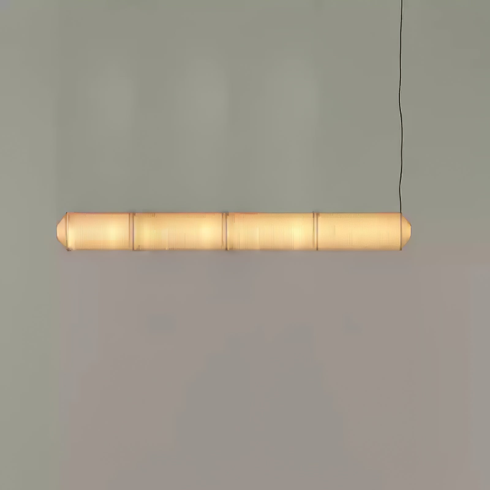Citheis Modern Minimalist Natural Mulberry Silk Metal Pendant Lamp - Letslighting