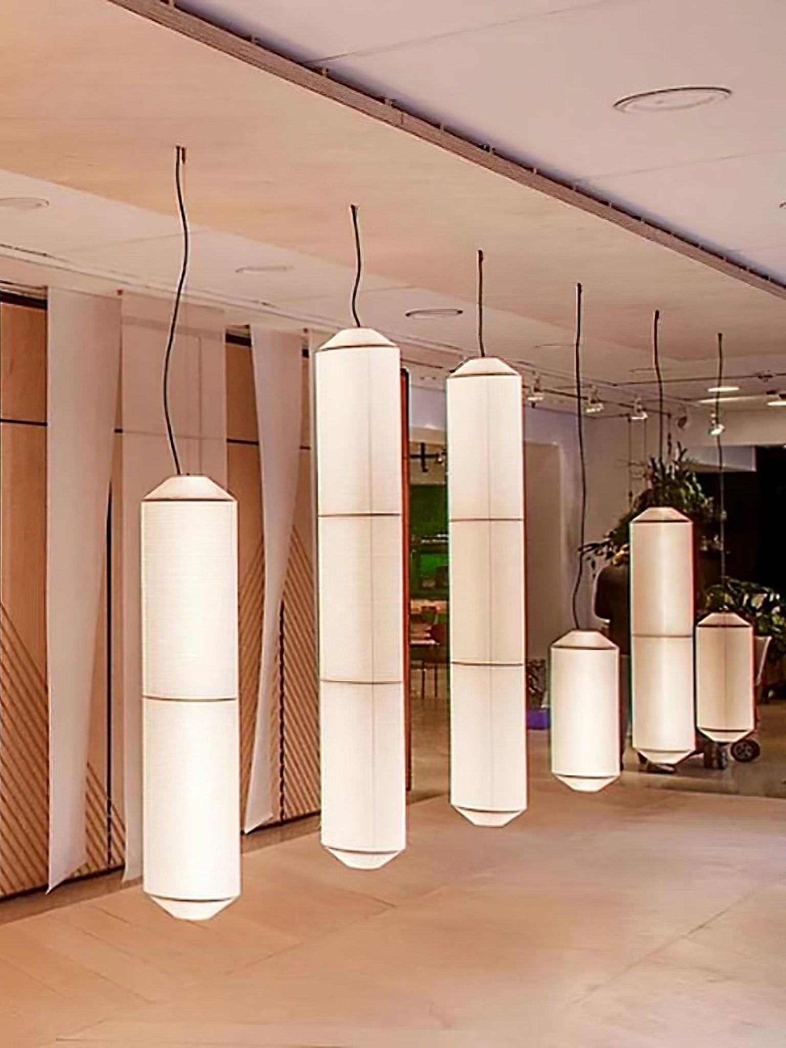 Citheis Modern Minimalist Natural Mulberry Silk Metal Pendant Lamp - Letslighting