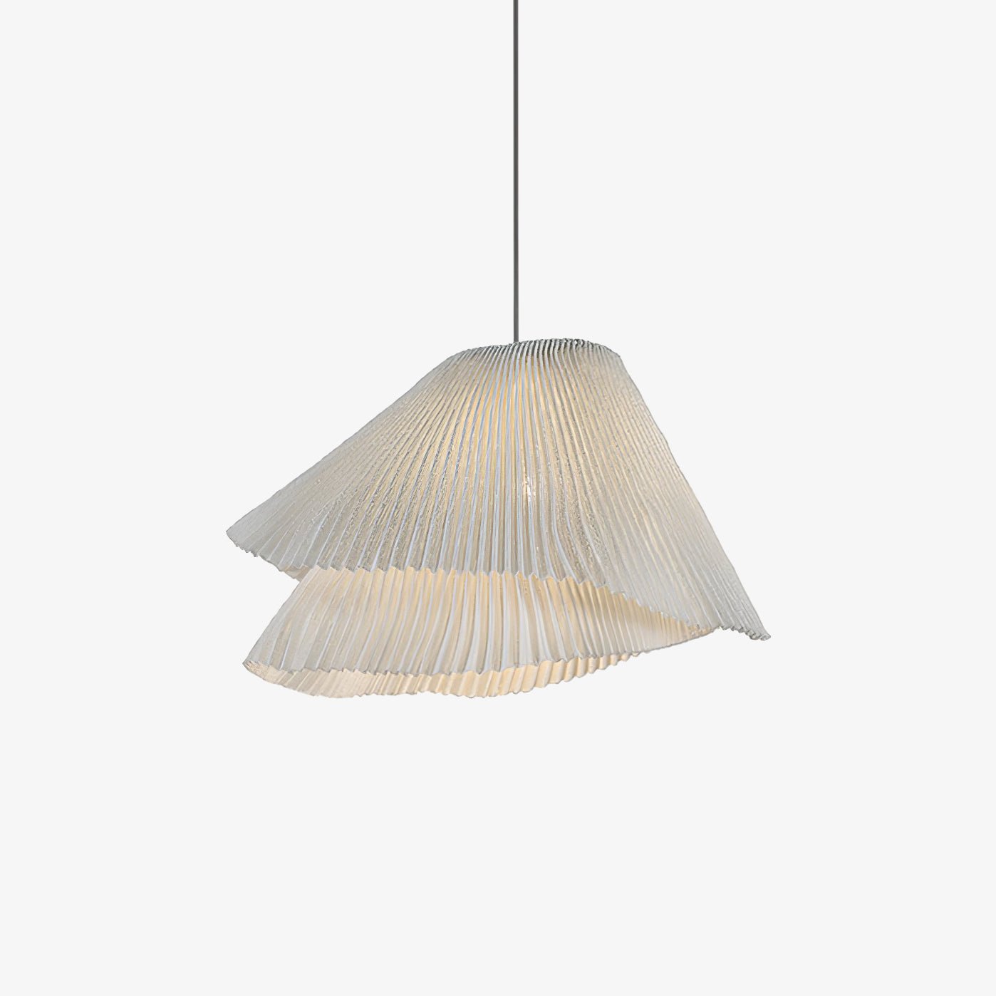 Stainless Steel Pleated Pendant Lamp - Letslighting
