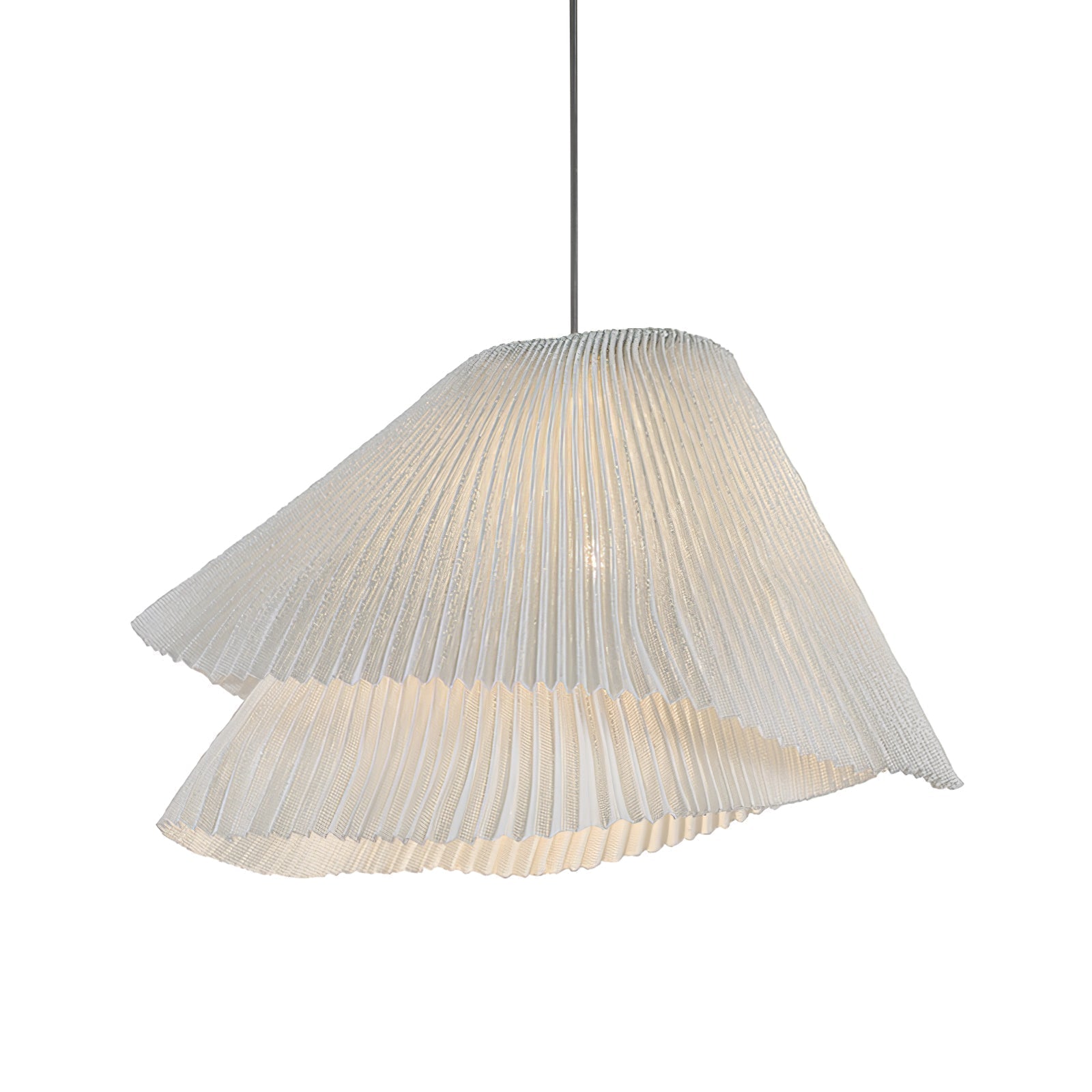 Stainless Steel Pleated Pendant Lamp - Letslighting