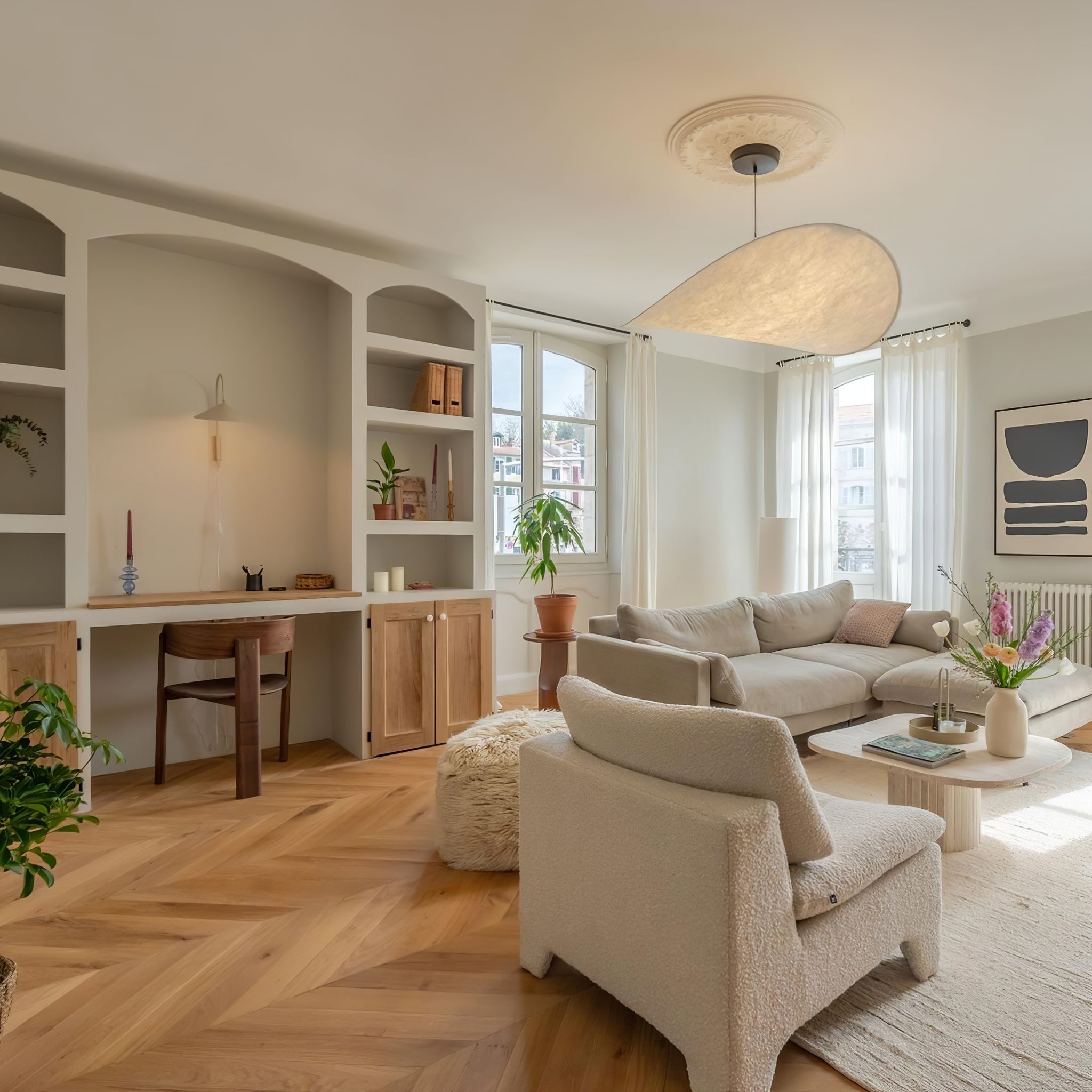 Tense Tyvek Pendant Lamp - Letslighting