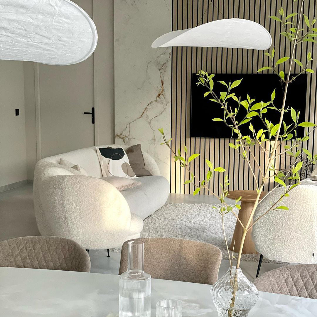 Elsolir Modern Minimalist Paper Pendant Lamp - Lamp Copper