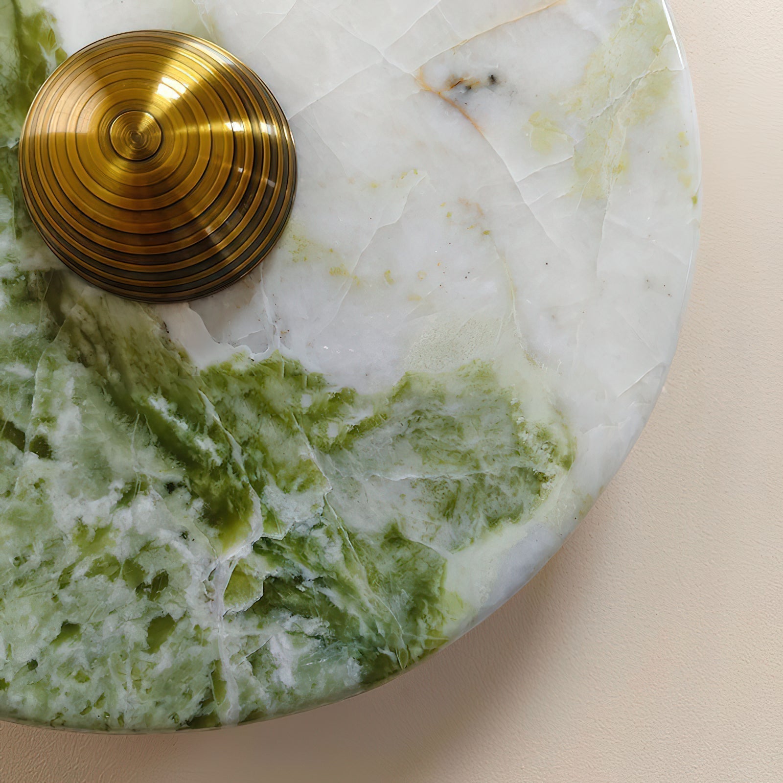 Olrine Modern Minimalist Marble Metal Wall Lamp - Lamp Copper