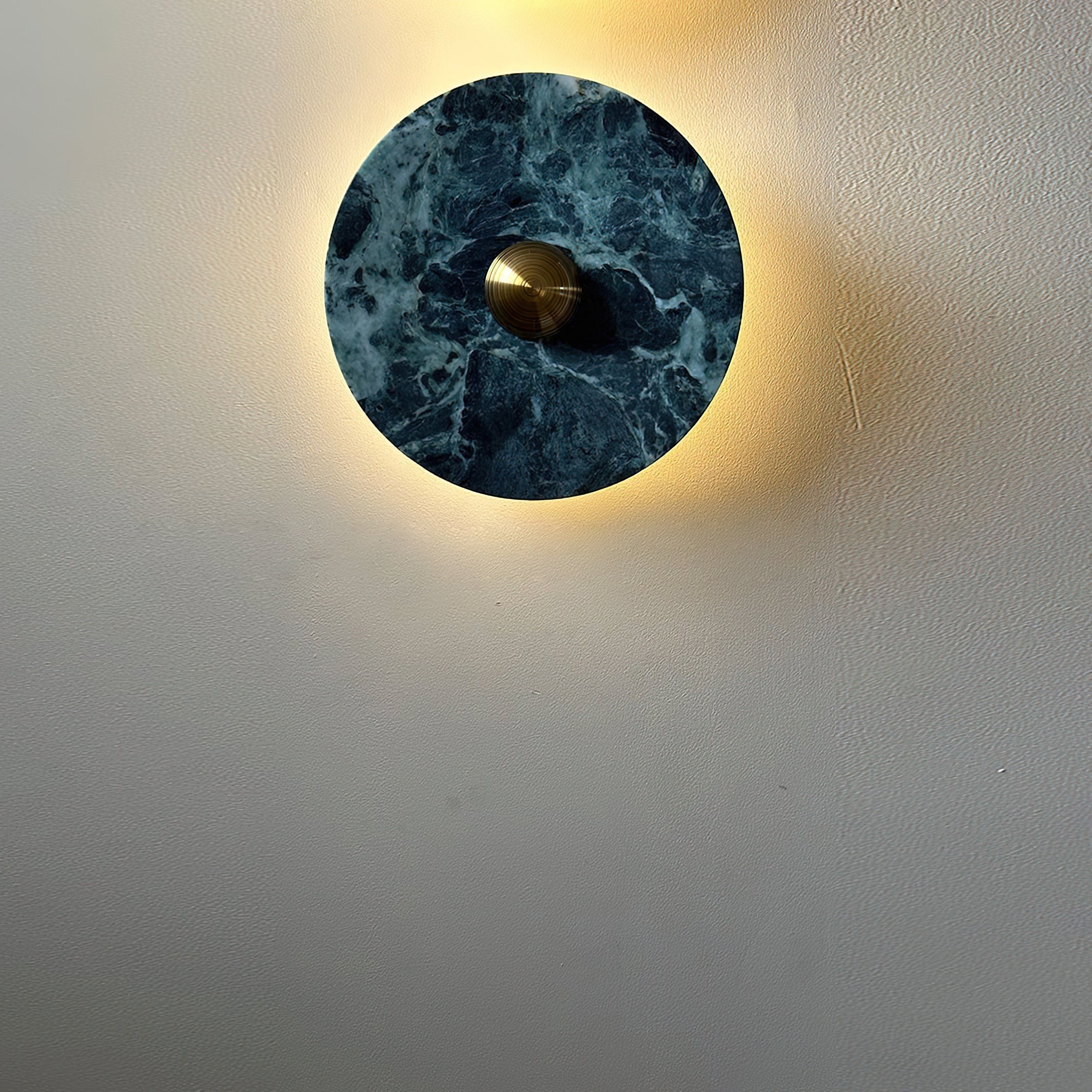 Olrine Modern Minimalist Marble Metal Wall Lamp - Lamp Copper
