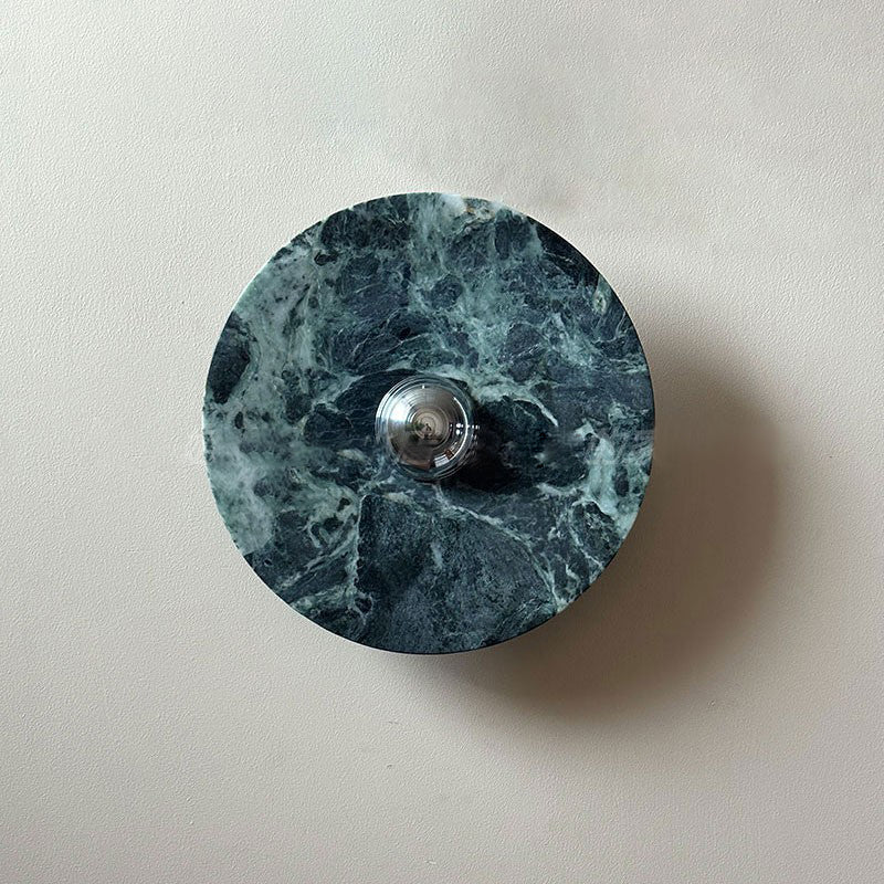 Olrine Modern Minimalist Marble Metal Wall Lamp - Lamp Copper