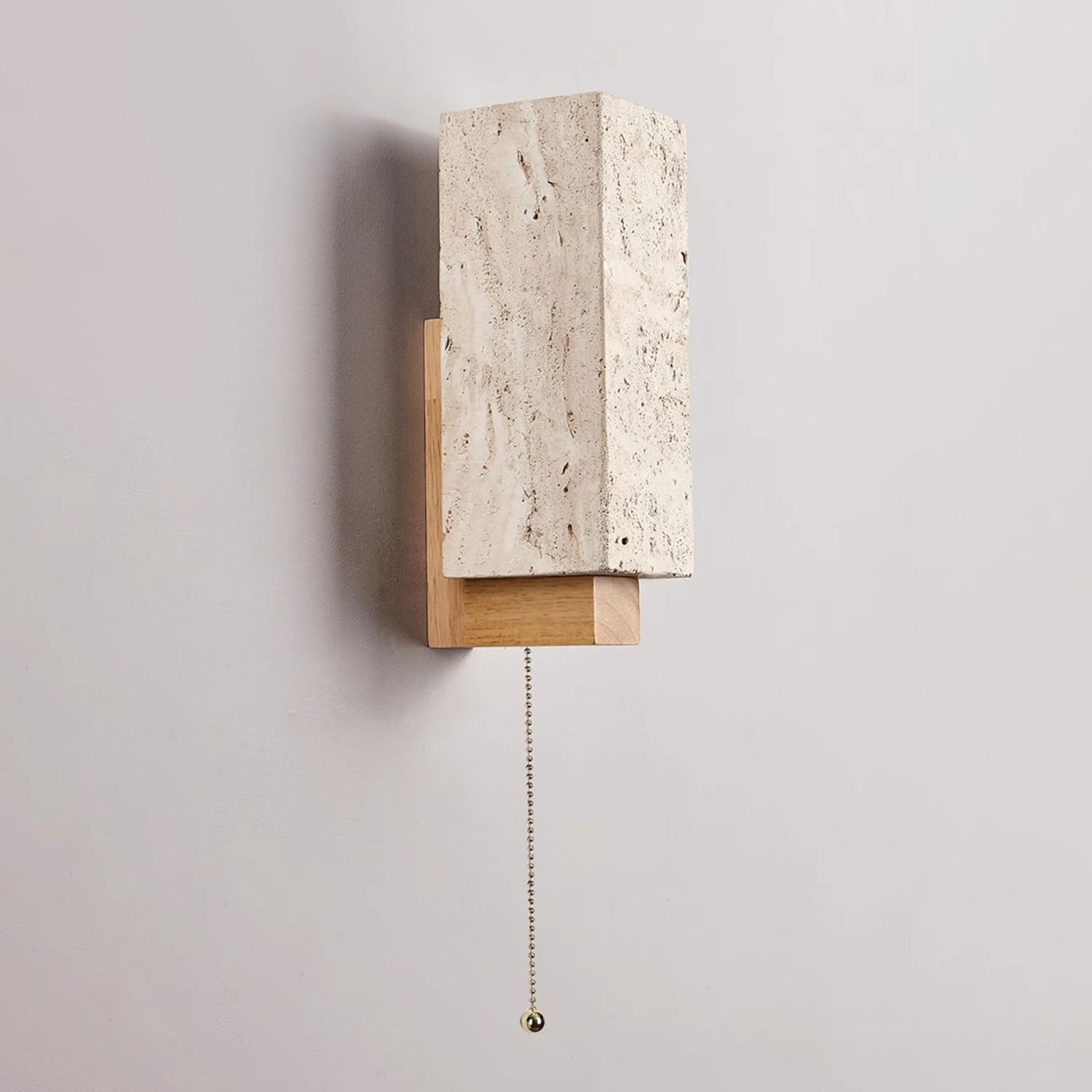 Elsoran Travertine Block Wall Light - Letslighting