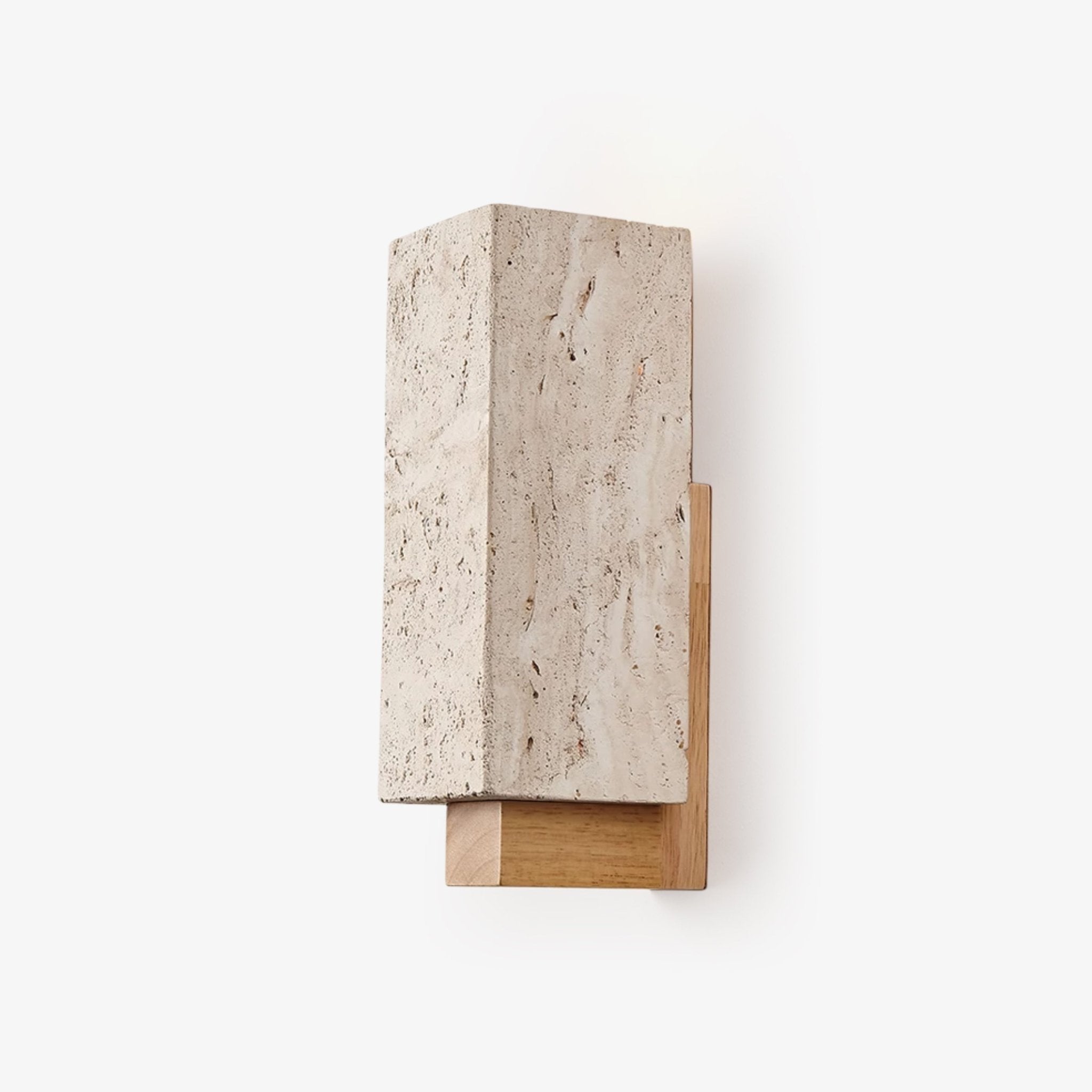 Elsoran Travertine Block Wall Light - Letslighting