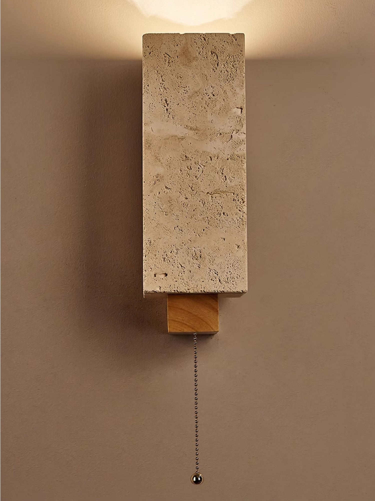 Elsoran Travertine Block Wall Light - Letslighting