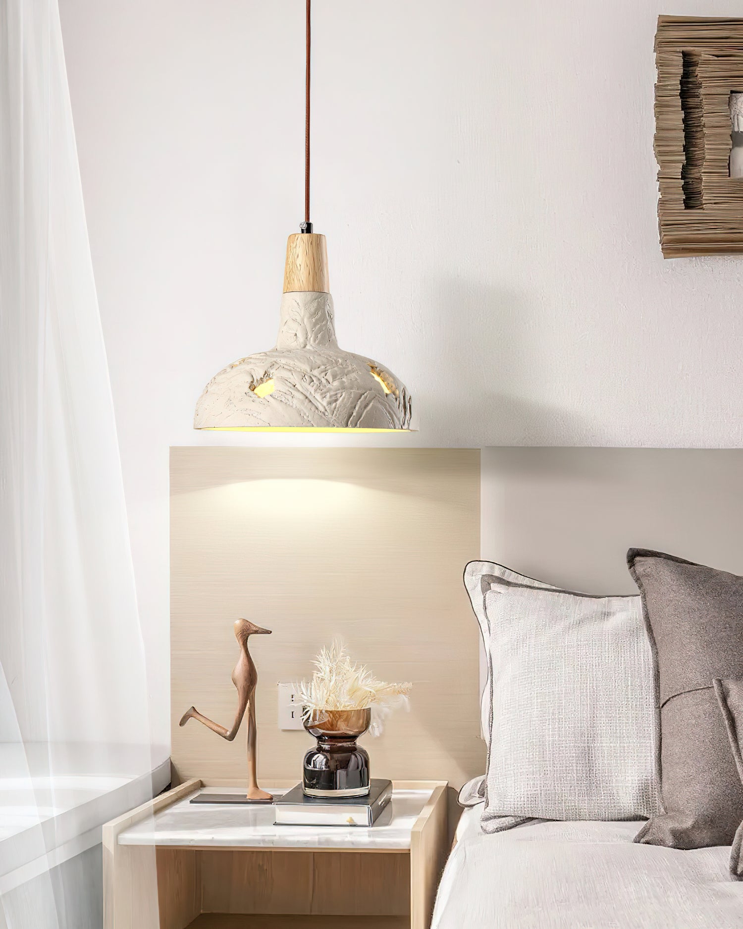 Cement Carve Pendant Lamp - Letslighting