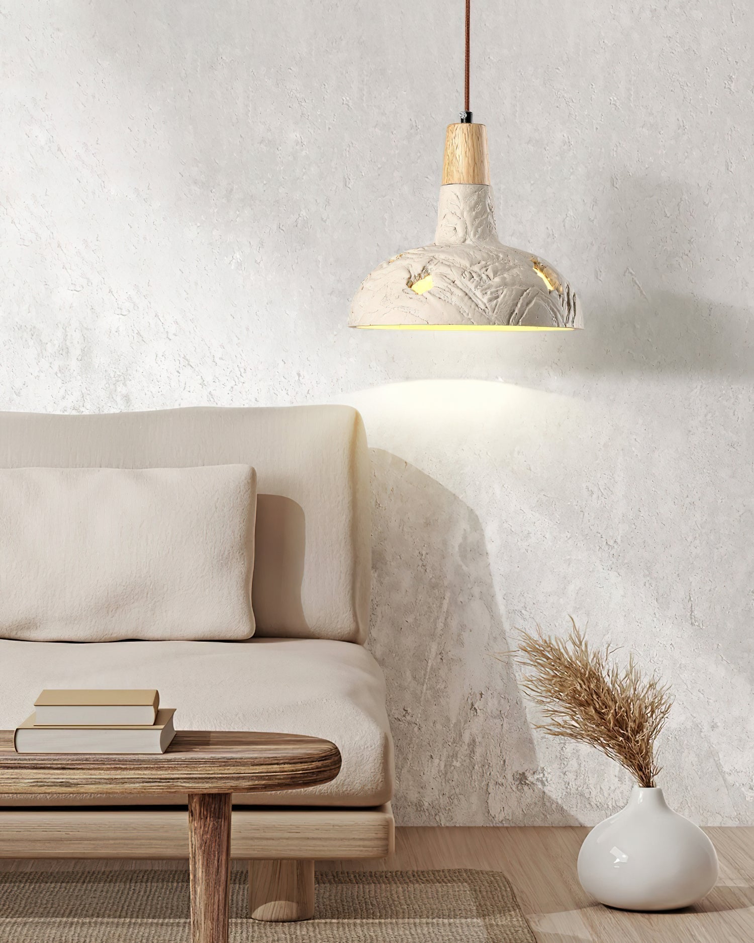 Cement Carve Pendant Lamp - Letslighting