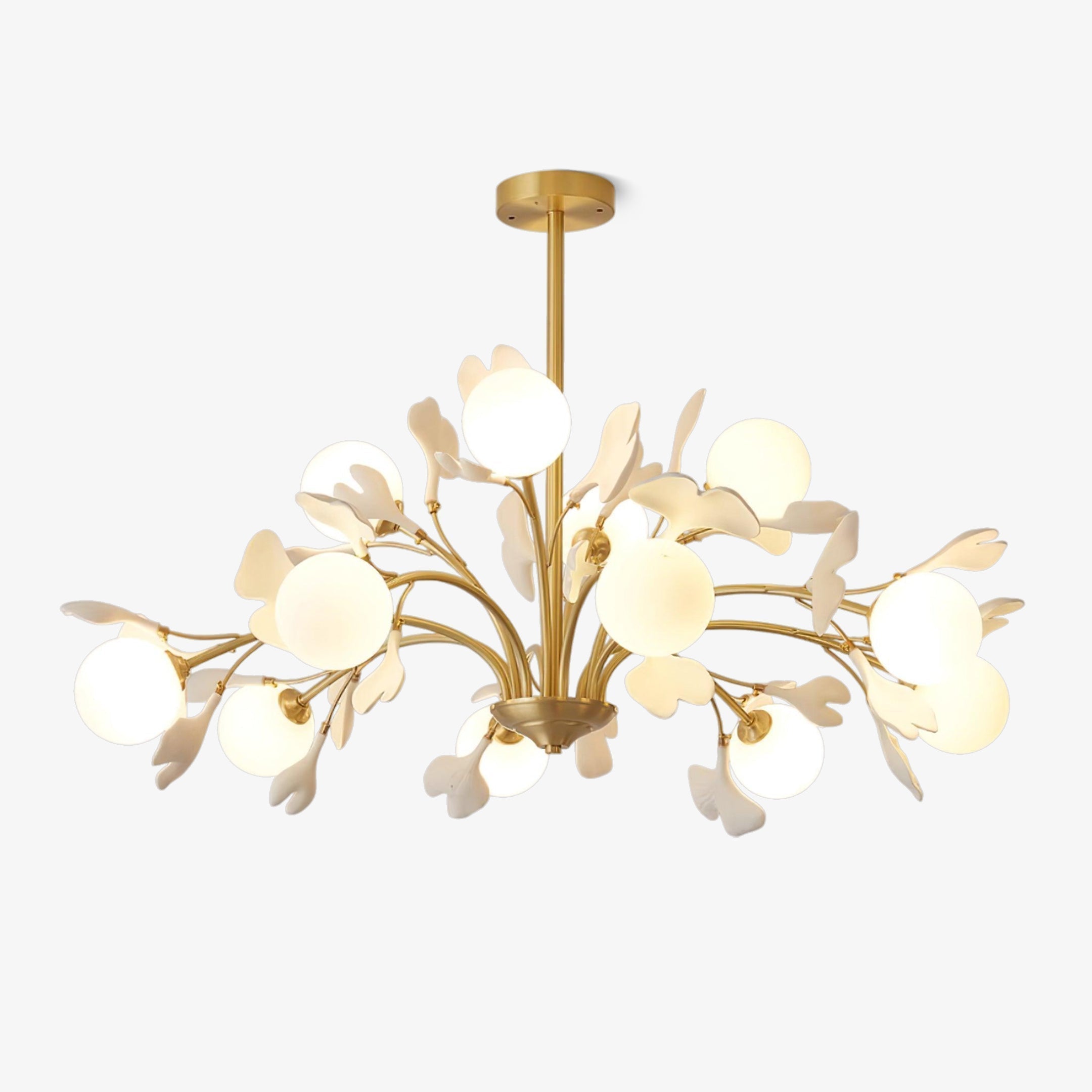 Thalassa Gingko Chandelier - Letslighting