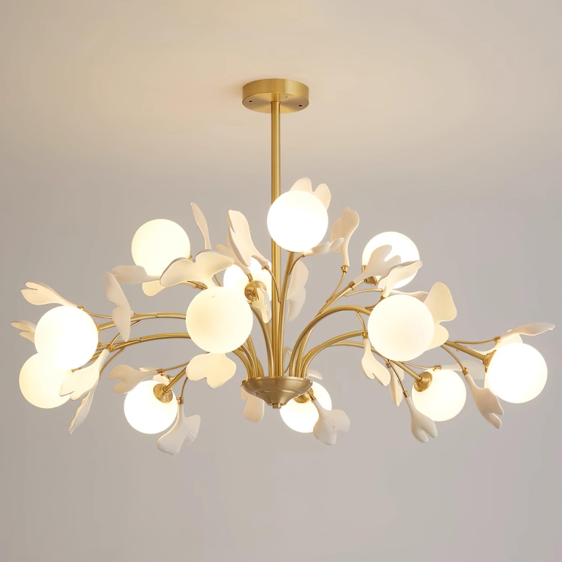 Thalassa Gingko Chandelier - Letslighting