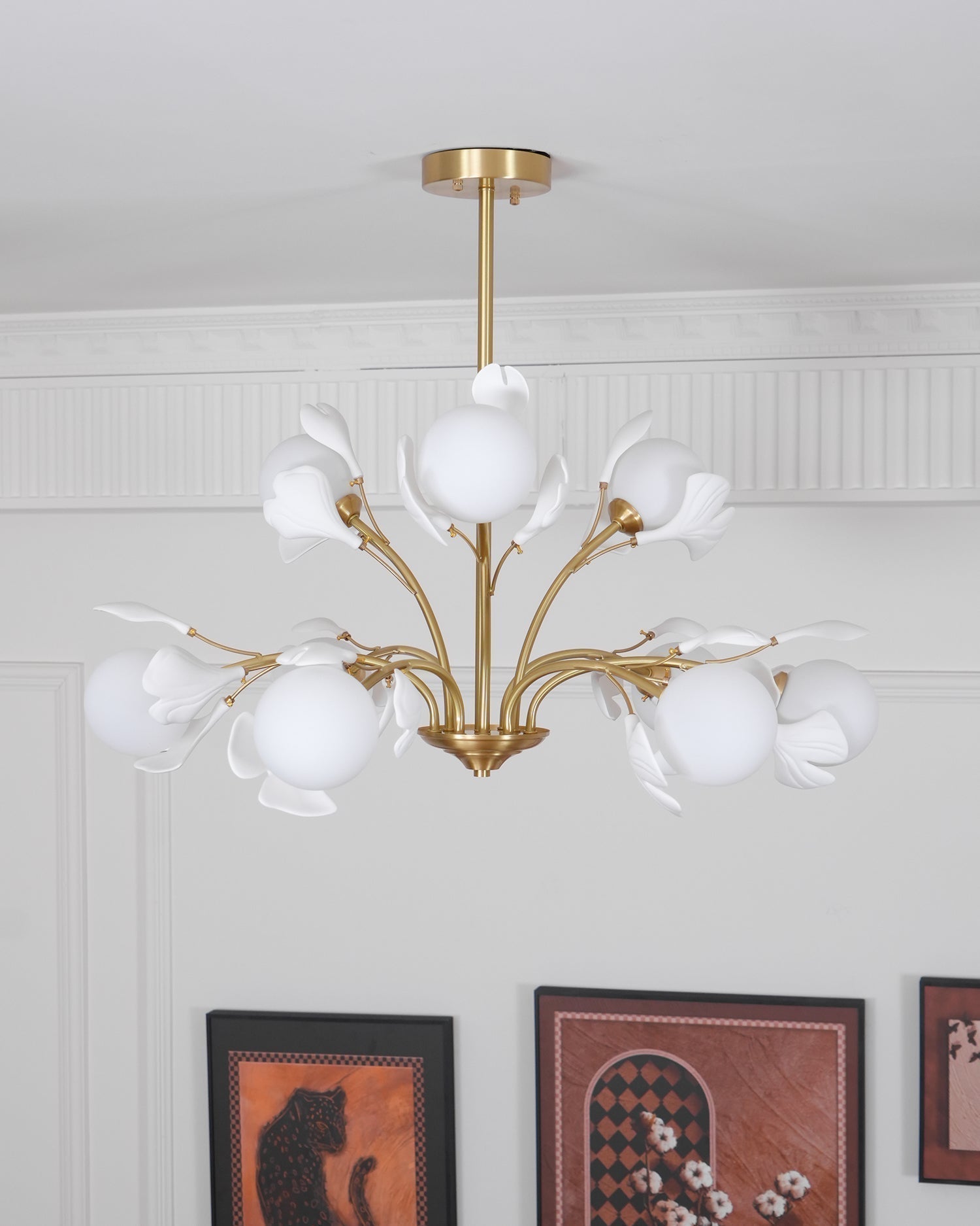 Thalassa Gingko Chandelier - Letslighting
