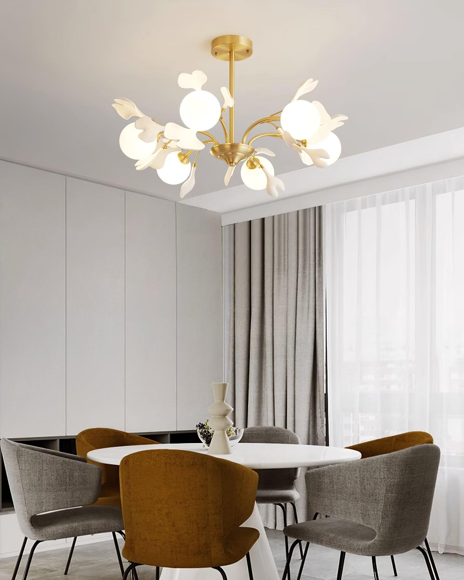 Thalassa Gingko Chandelier - Letslighting