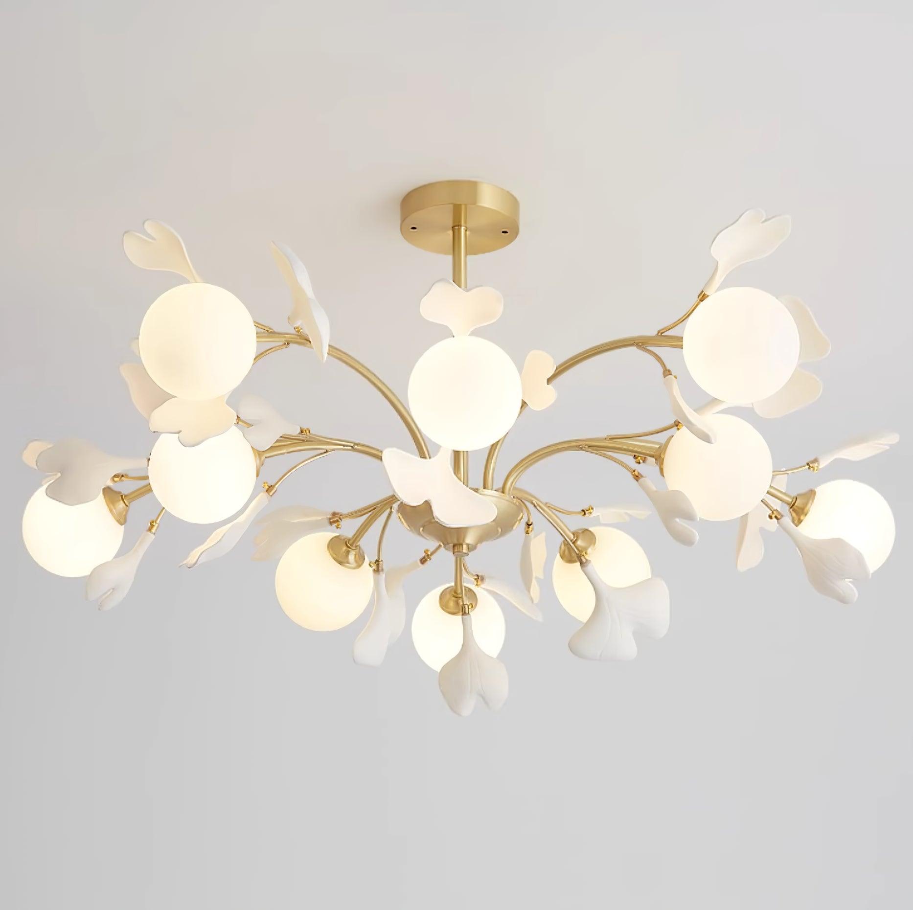 Thalassa Gingko Chandelier - Letslighting