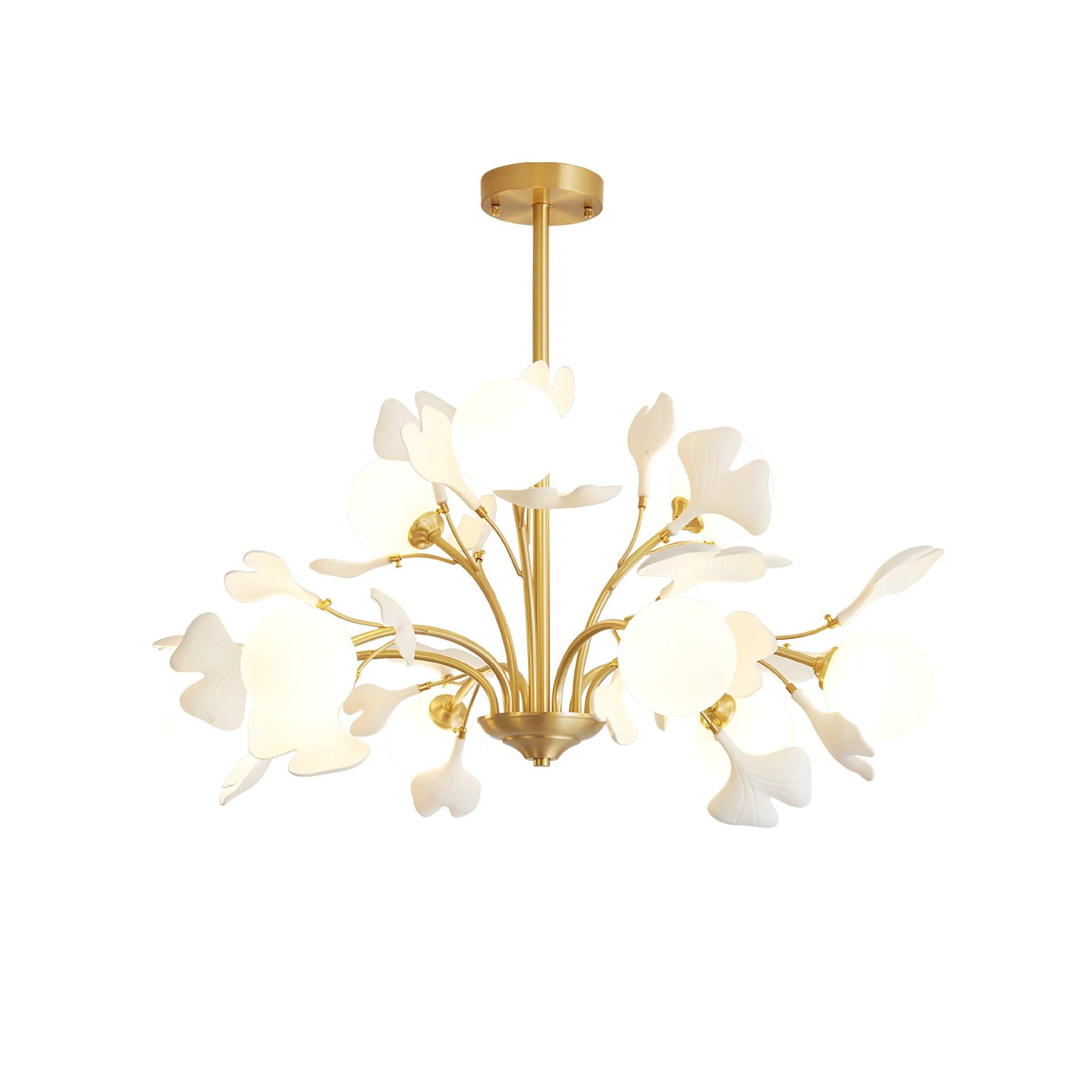 Thalassa Gingko Chandelier - Letslighting